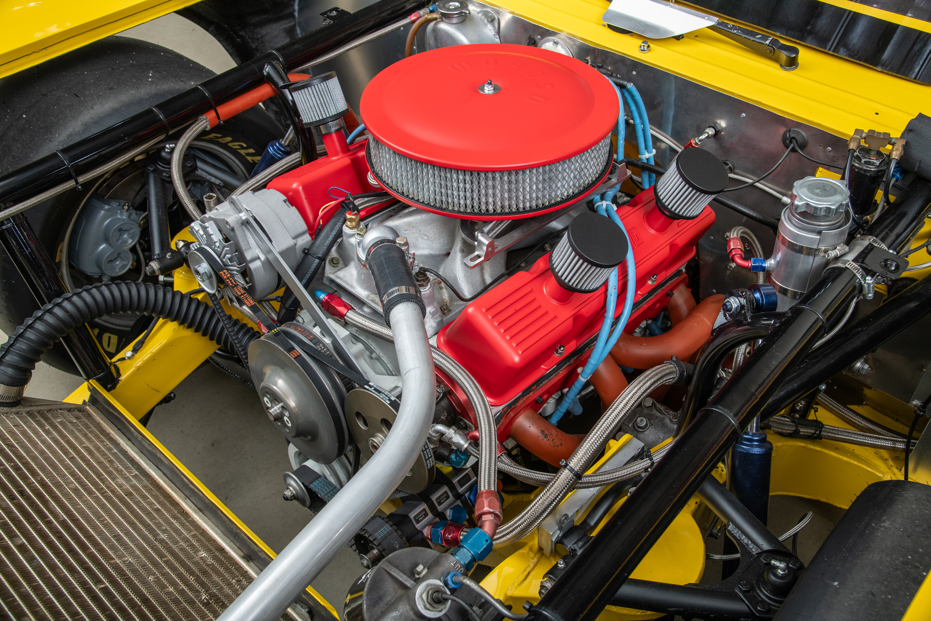 1981 Chevrolet Camaro Trans Am Race Car , YELLOW, VIN RBP 8124