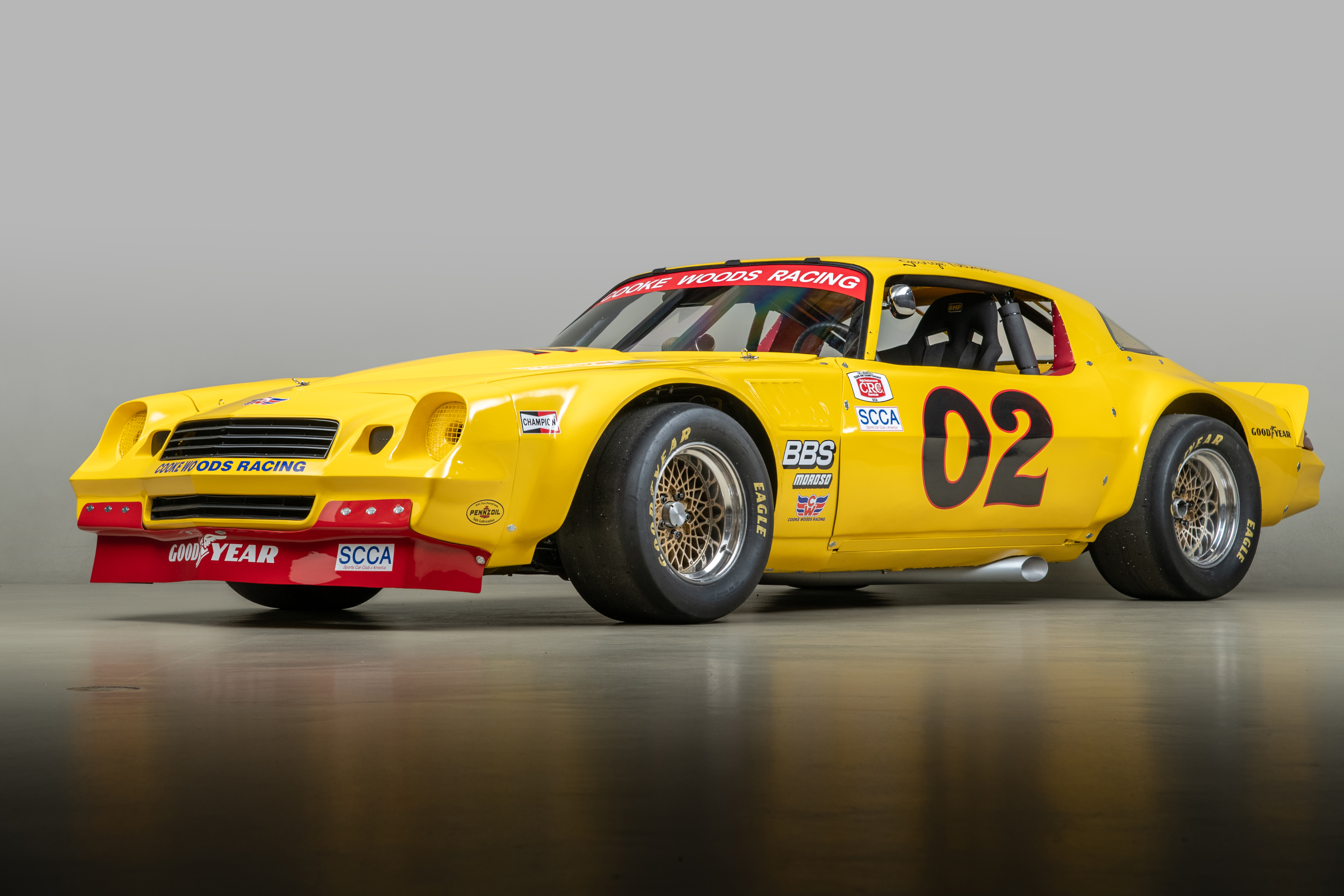 1981 Chevrolet Camaro Trans Am Race Car , YELLOW, VIN RBP 8124