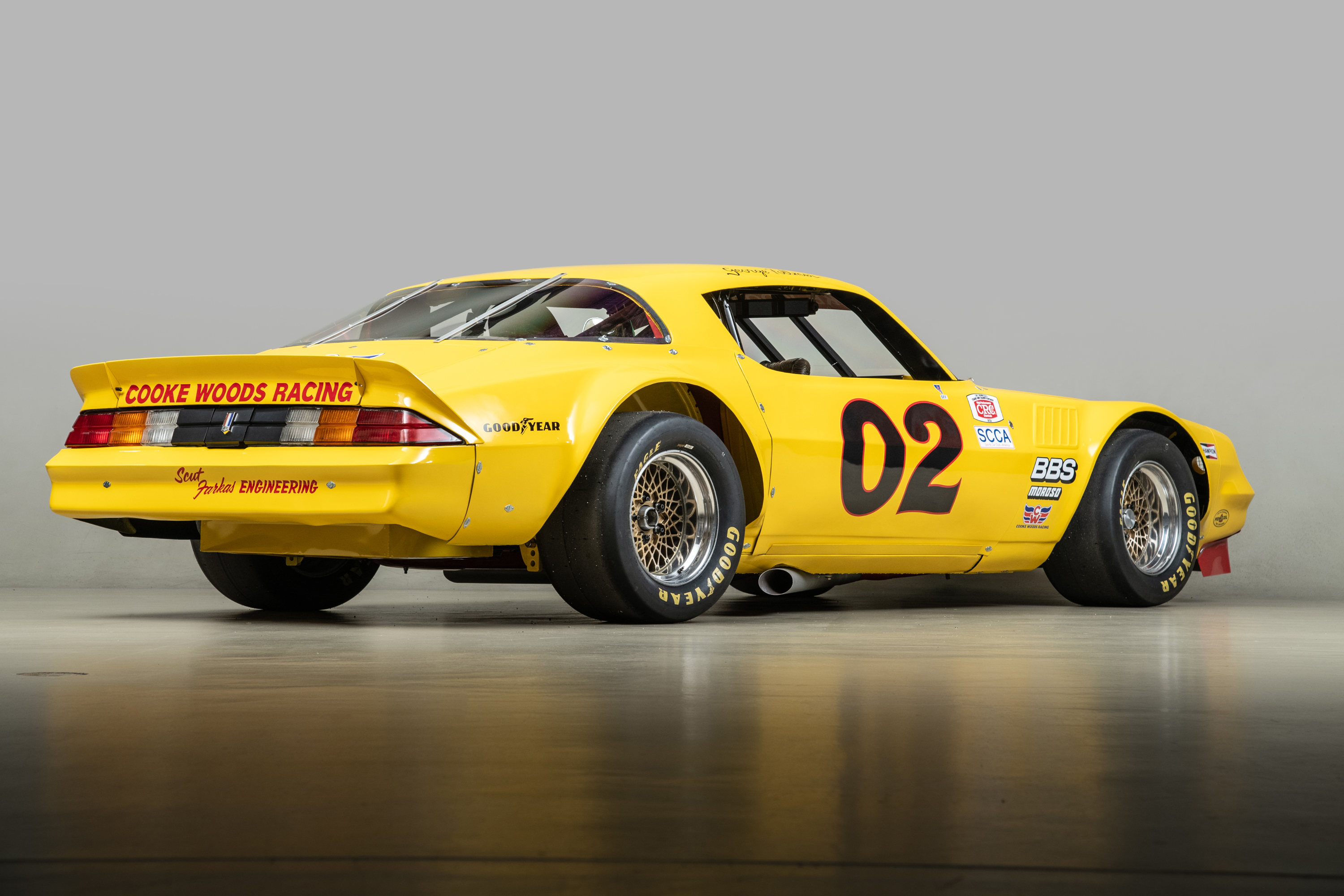 1981 Chevrolet Camaro Trans Am Race Car , YELLOW, VIN RBP 8124