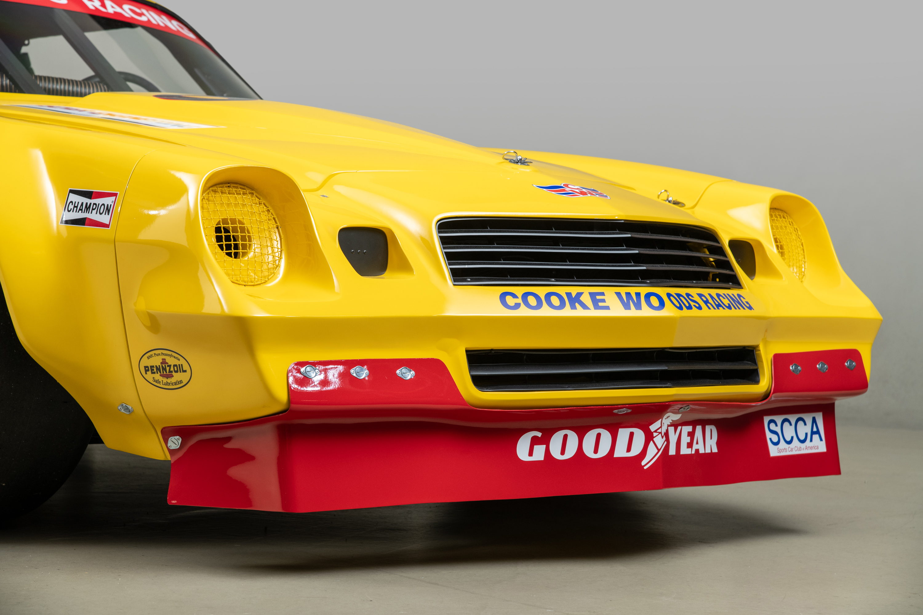 1981 Chevrolet Camaro Trans Am Race Car , YELLOW, VIN RBP 8124