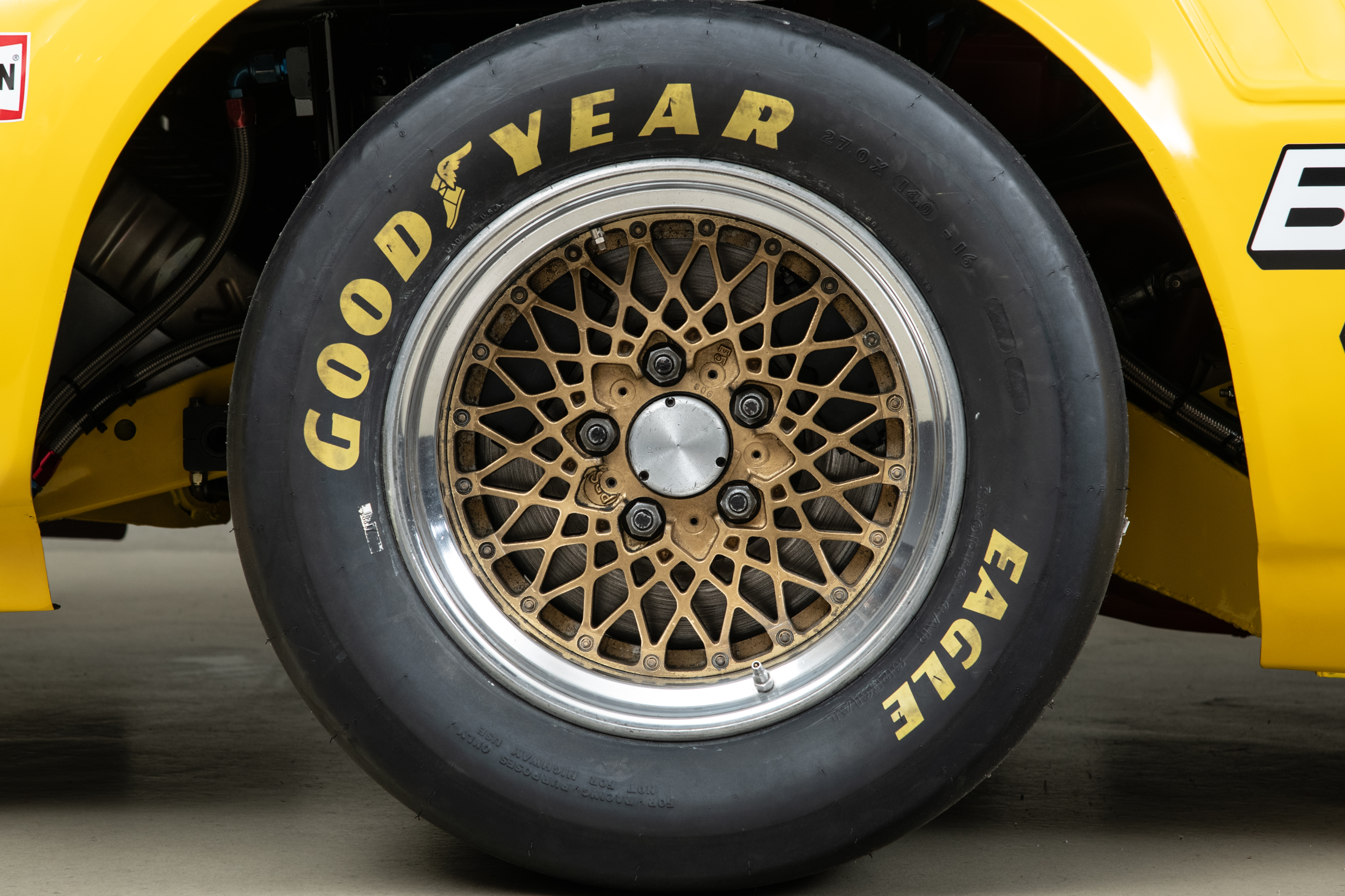 1981 Chevrolet Camaro Trans Am Race Car , YELLOW, VIN RBP 8124
