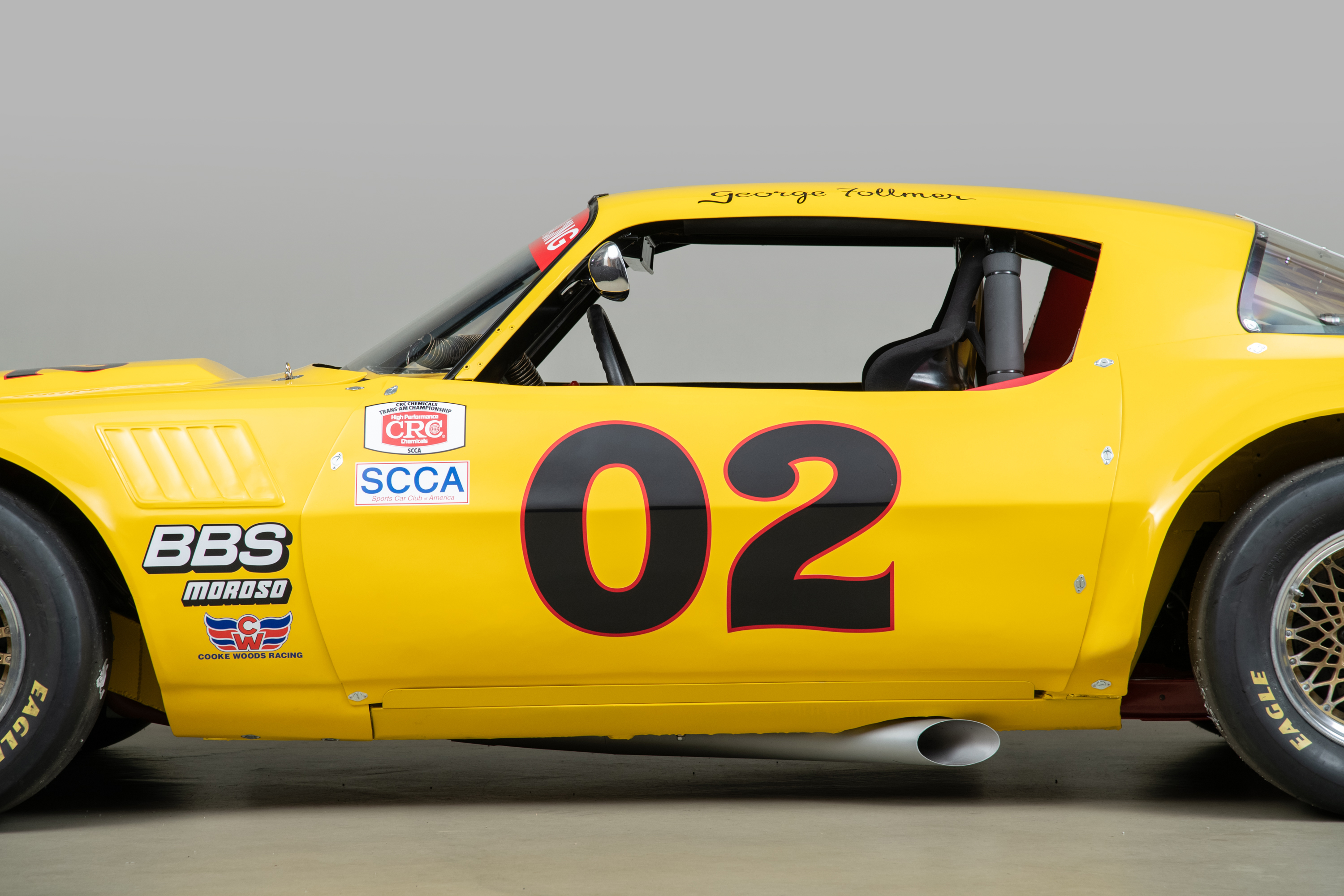 1981 Chevrolet Camaro Trans Am Race Car , YELLOW, VIN RBP 8124