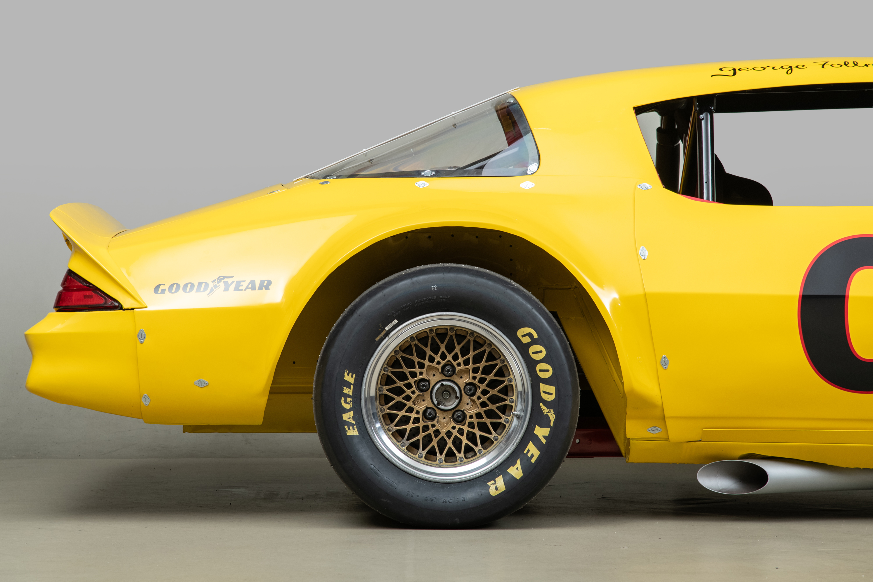 1981 Chevrolet Camaro Trans Am Race Car , YELLOW, VIN RBP 8124