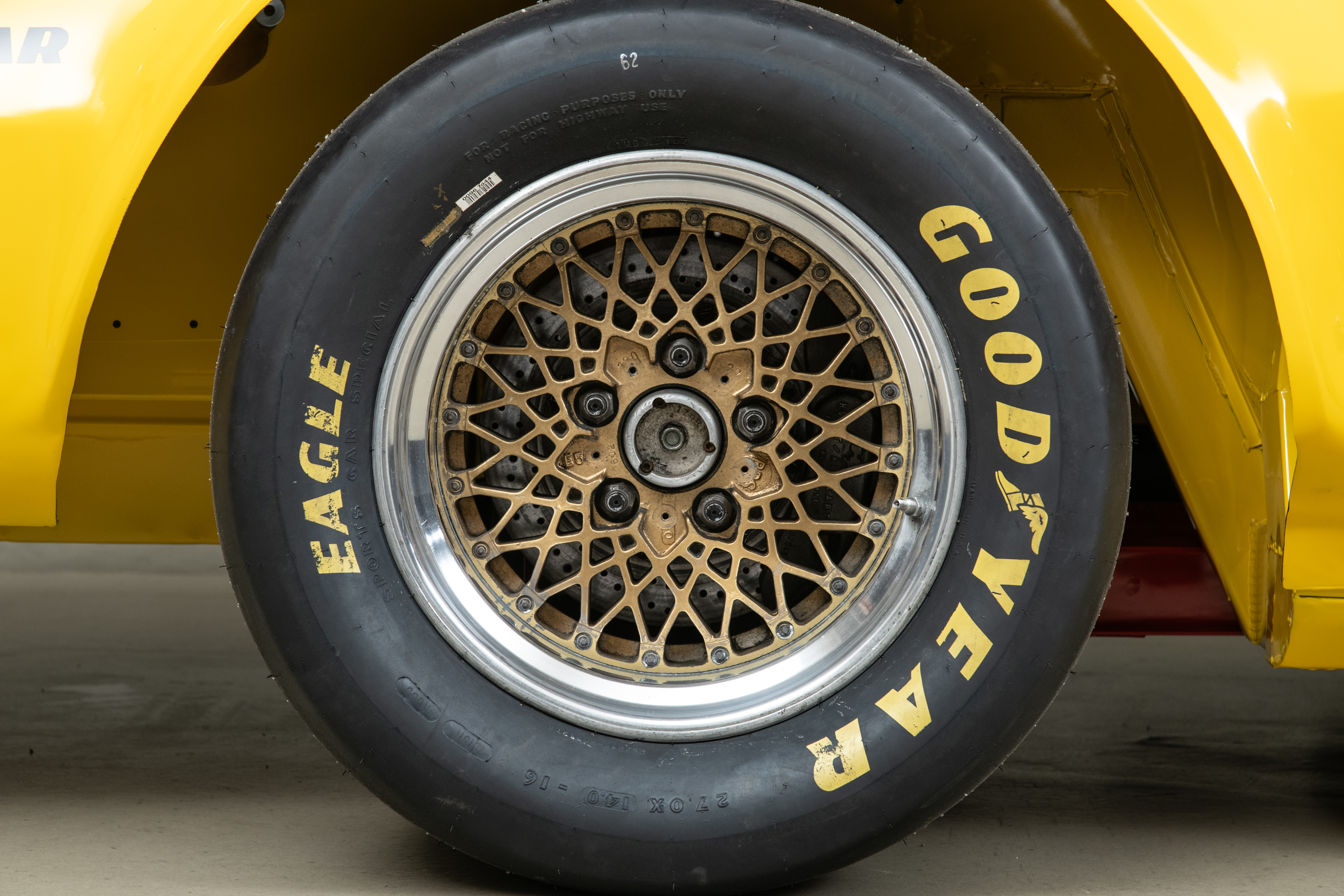 1981 Chevrolet Camaro Trans Am Race Car , YELLOW, VIN RBP 8124