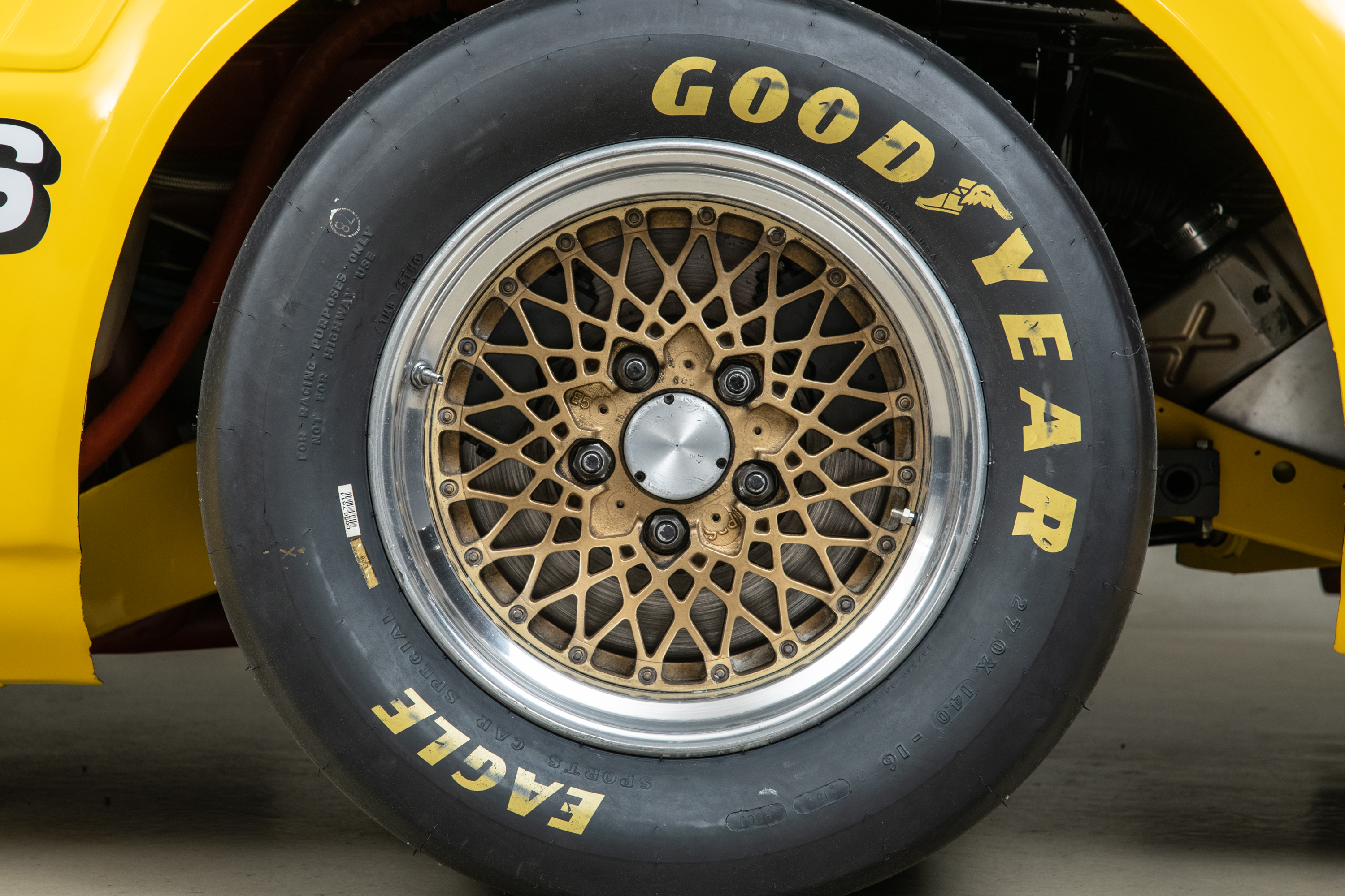 1981 Chevrolet Camaro Trans Am Race Car , YELLOW, VIN RBP 8124