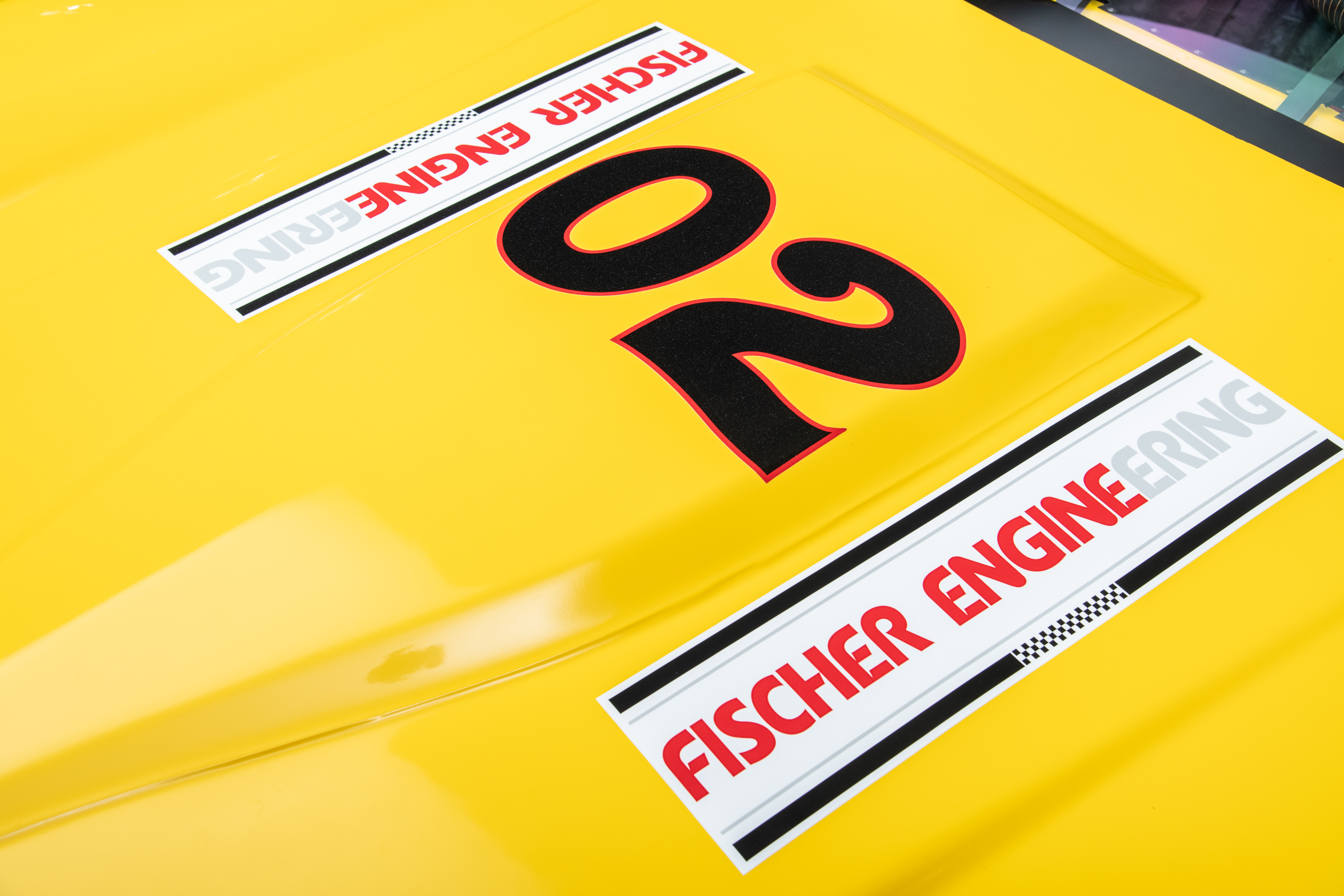1981 Chevrolet Camaro Trans Am Race Car , YELLOW, VIN RBP 8124