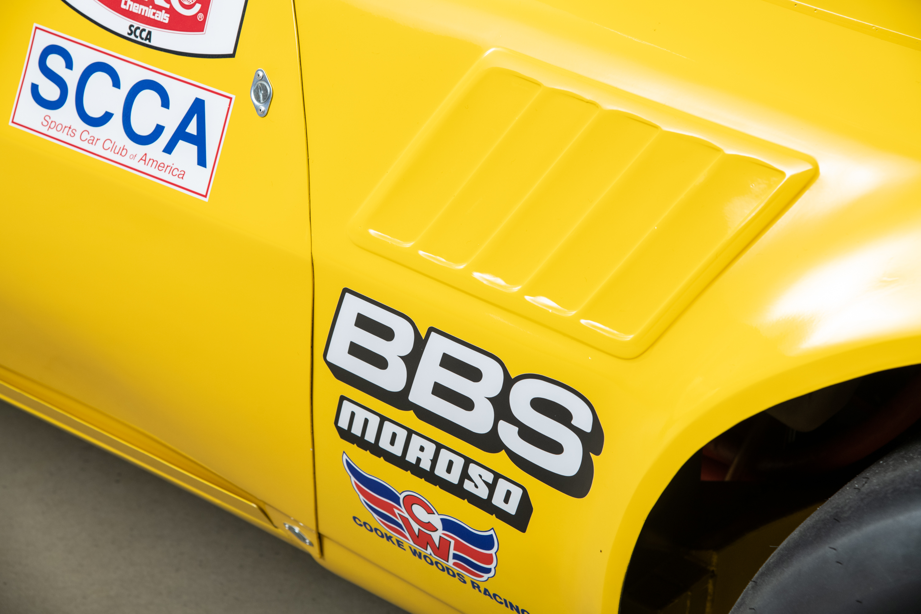 1981 Chevrolet Camaro Trans Am Race Car , YELLOW, VIN RBP 8124