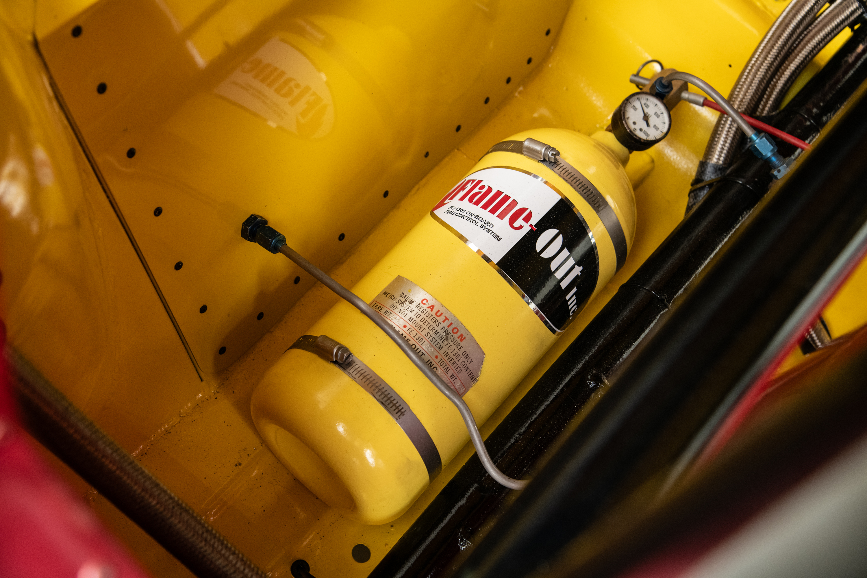 1981 Chevrolet Camaro Trans Am Race Car , YELLOW, VIN RBP 8124