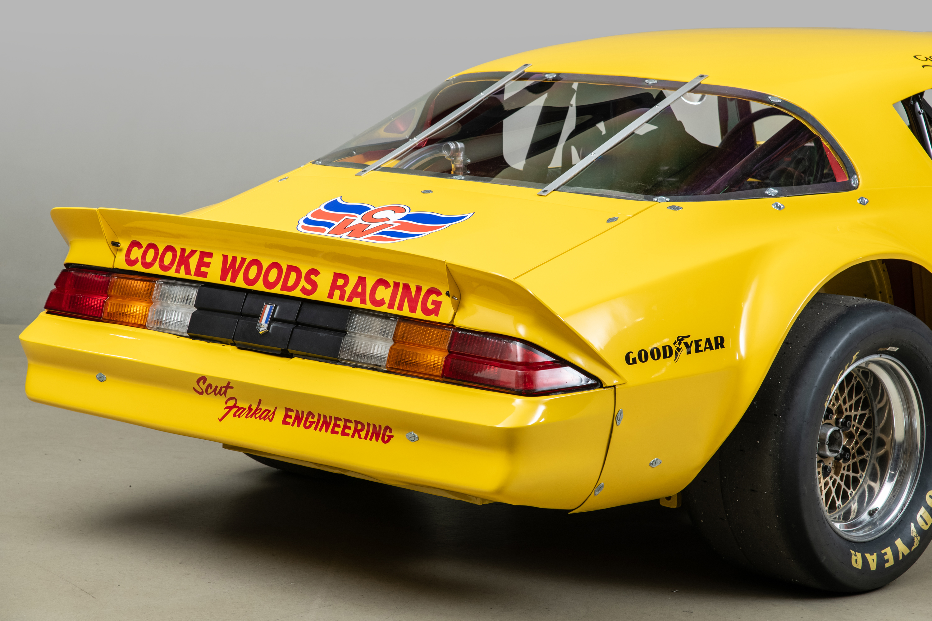 1981 Chevrolet Camaro Trans Am Race Car , YELLOW, VIN RBP 8124