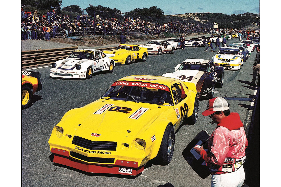 1981 Chevrolet Camaro Trans Am Race Car , YELLOW, VIN RBP 8124