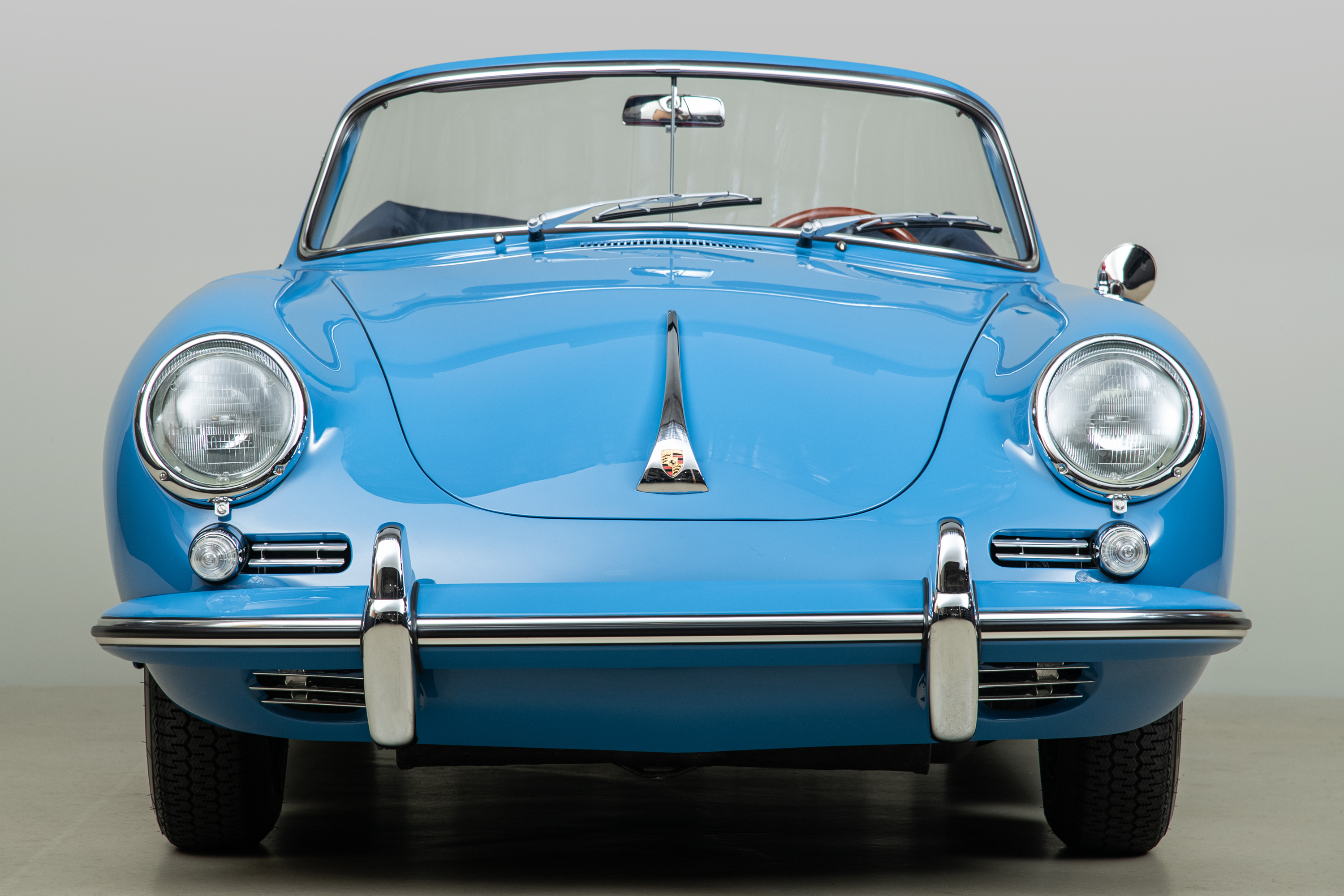 1964 Porsche 356C Cabriolet , SKY BLUE, VIN 160104, MILEAGE 1532
