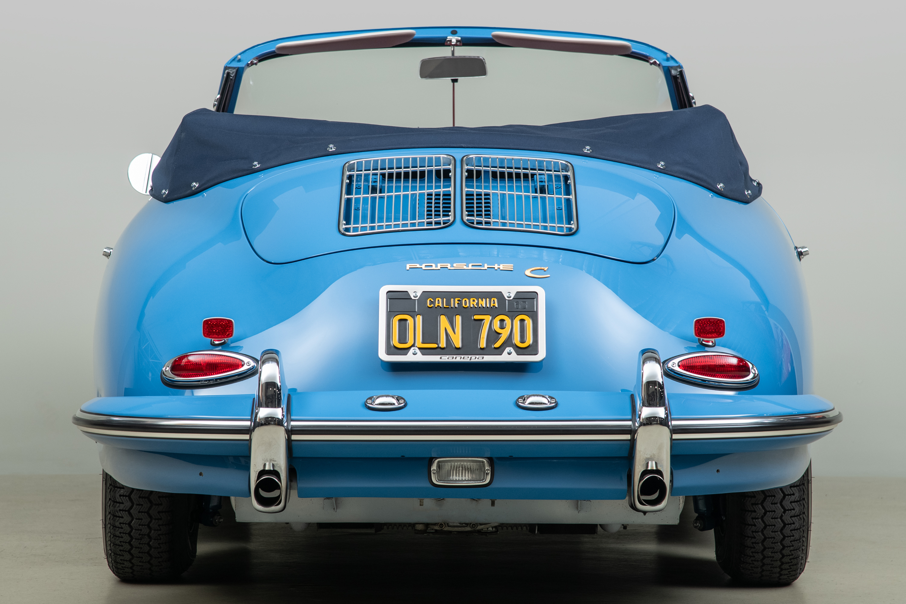 1964 Porsche 356C Cabriolet , SKY BLUE, VIN 160104, MILEAGE 1532