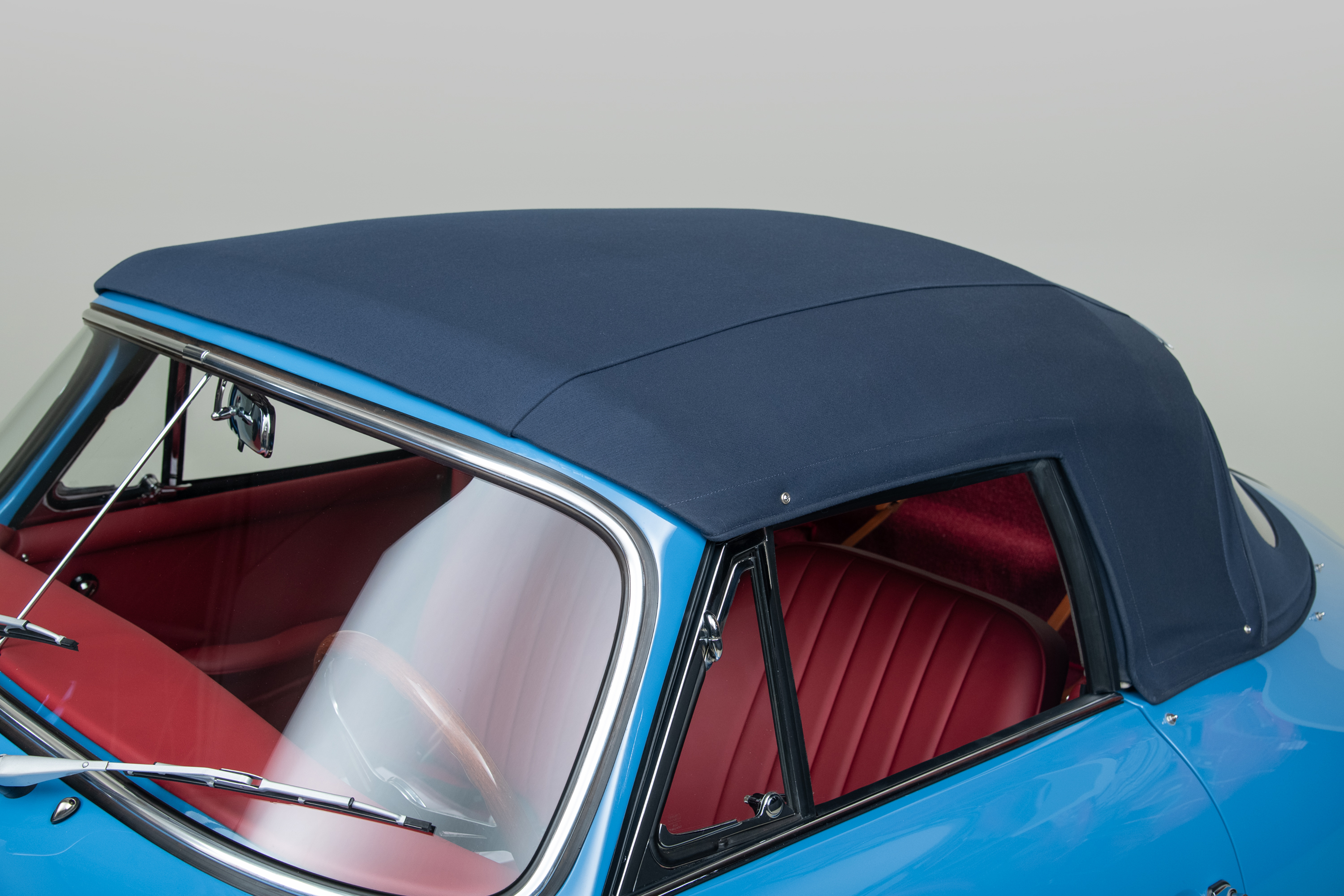 1964 Porsche 356C Cabriolet , SKY BLUE, VIN 160104, MILEAGE 1532