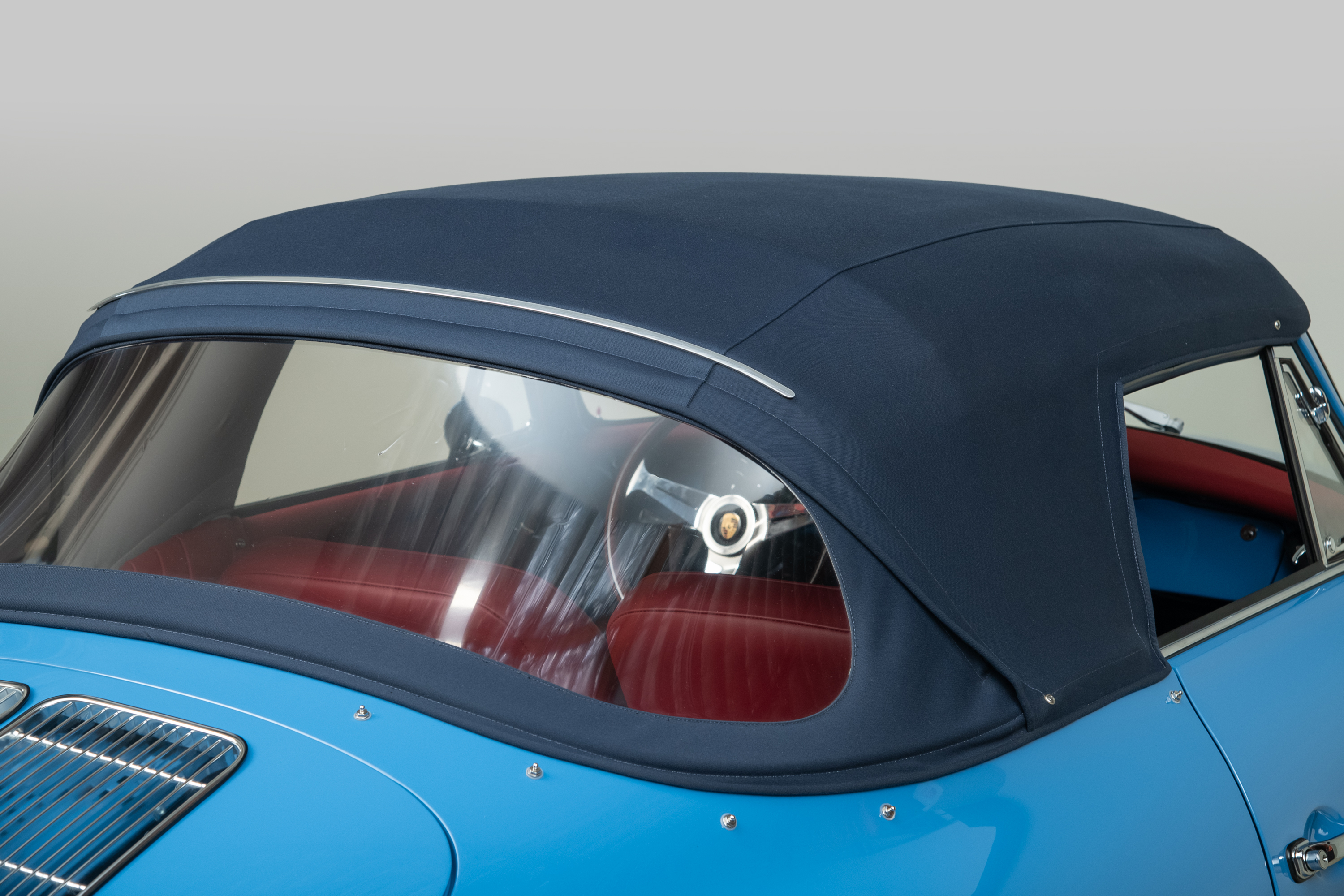 1964 Porsche 356C Cabriolet , SKY BLUE, VIN 160104, MILEAGE 1532