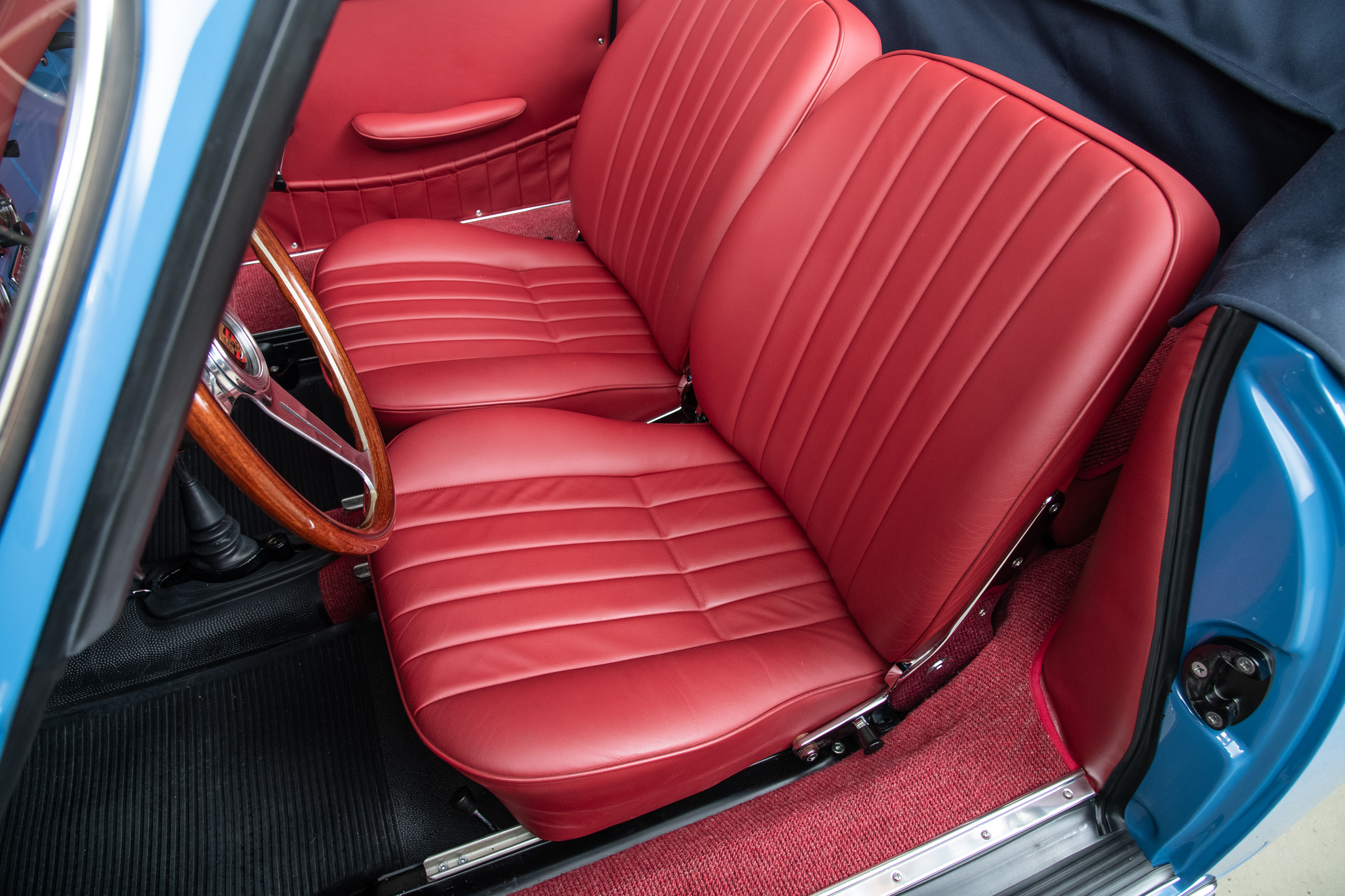 1964 Porsche 356C Cabriolet , SKY BLUE, VIN 160104, MILEAGE 1532