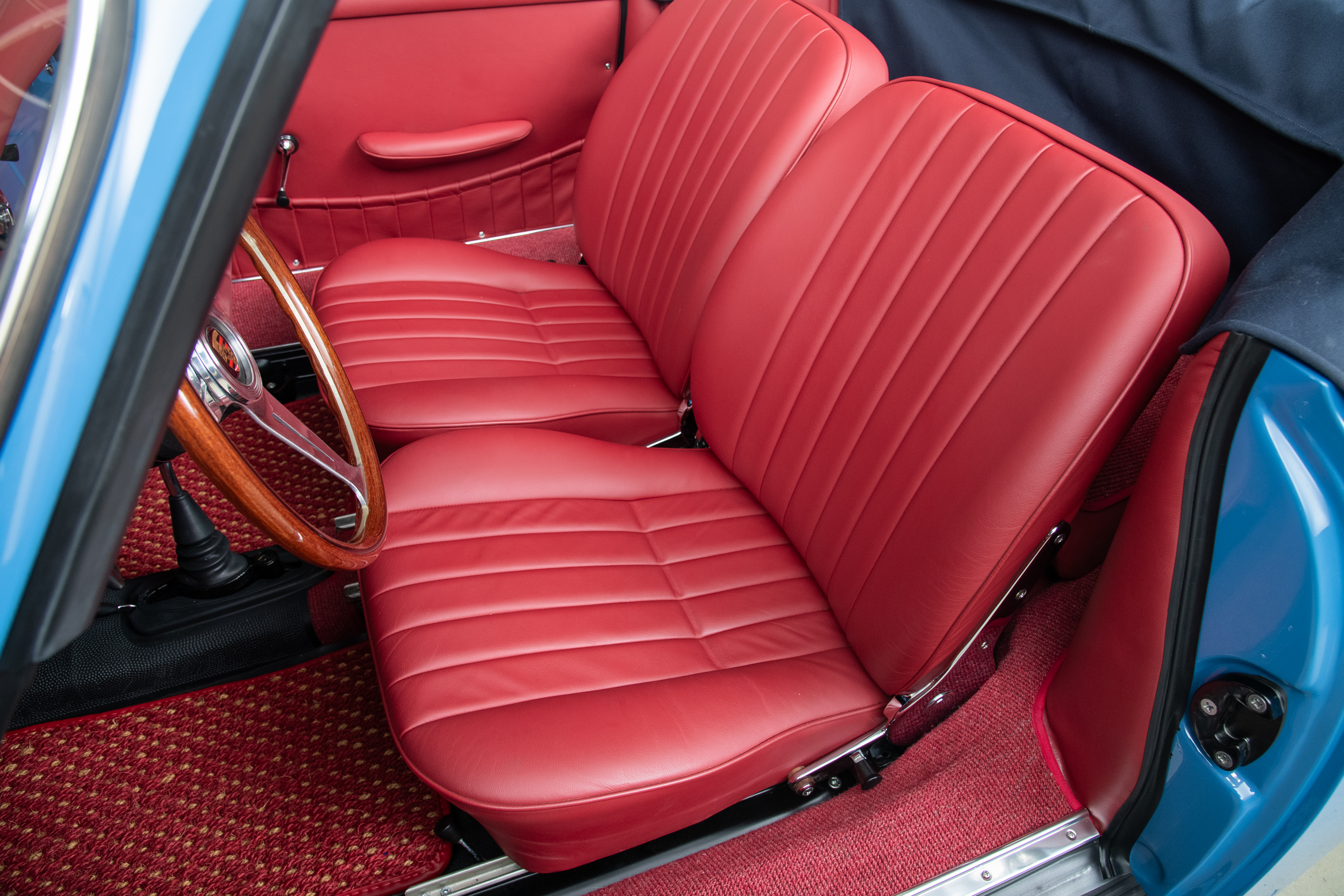 1964 Porsche 356C Cabriolet , SKY BLUE, VIN 160104, MILEAGE 1532