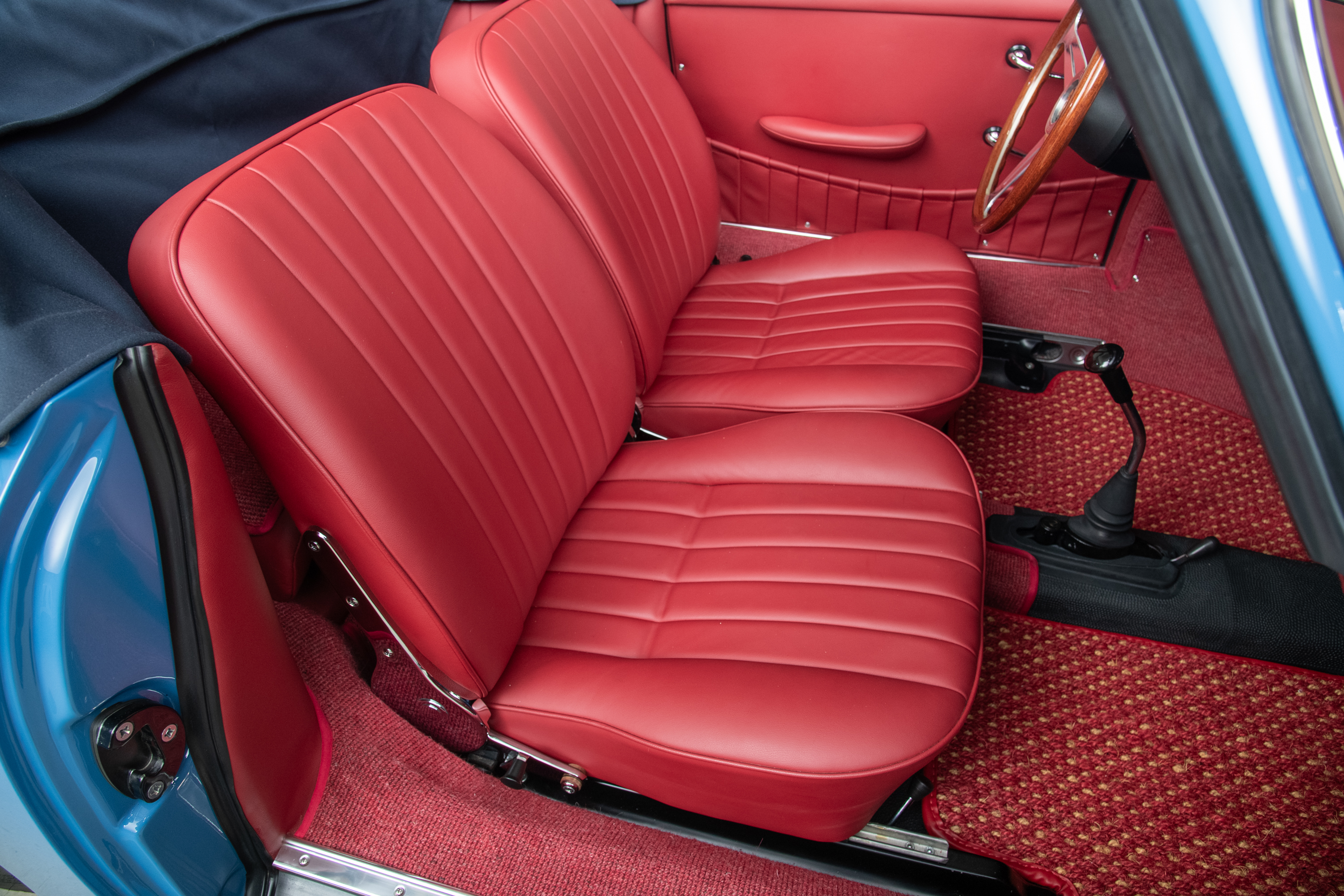 1964 Porsche 356C Cabriolet , SKY BLUE, VIN 160104, MILEAGE 1532