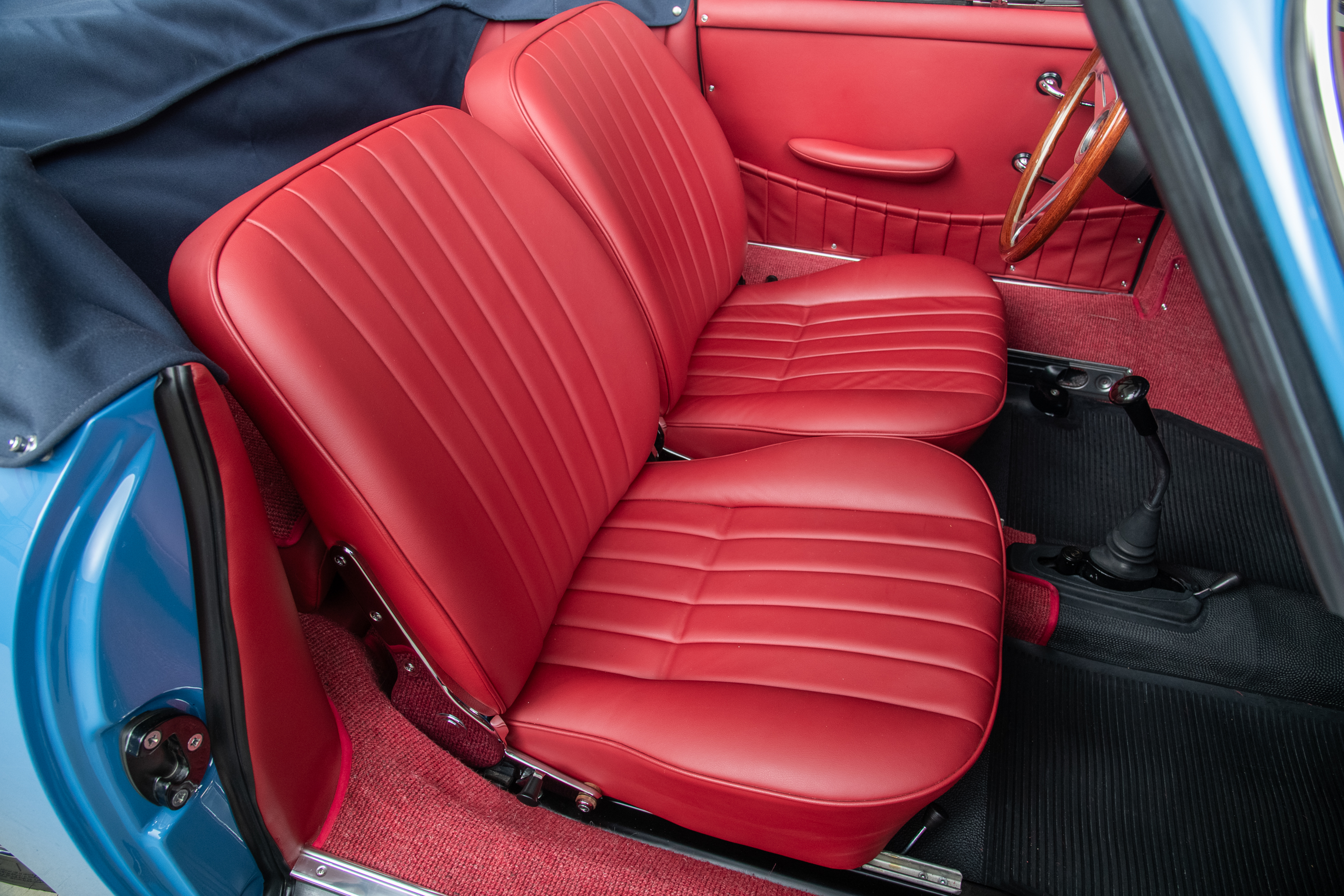 1964 Porsche 356C Cabriolet , SKY BLUE, VIN 160104, MILEAGE 1532