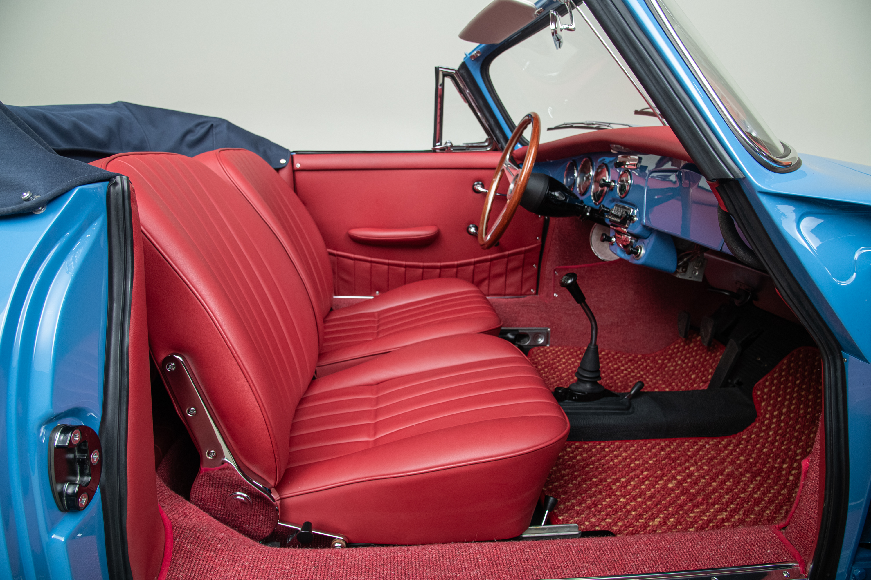 1964 Porsche 356C Cabriolet , SKY BLUE, VIN 160104, MILEAGE 1532