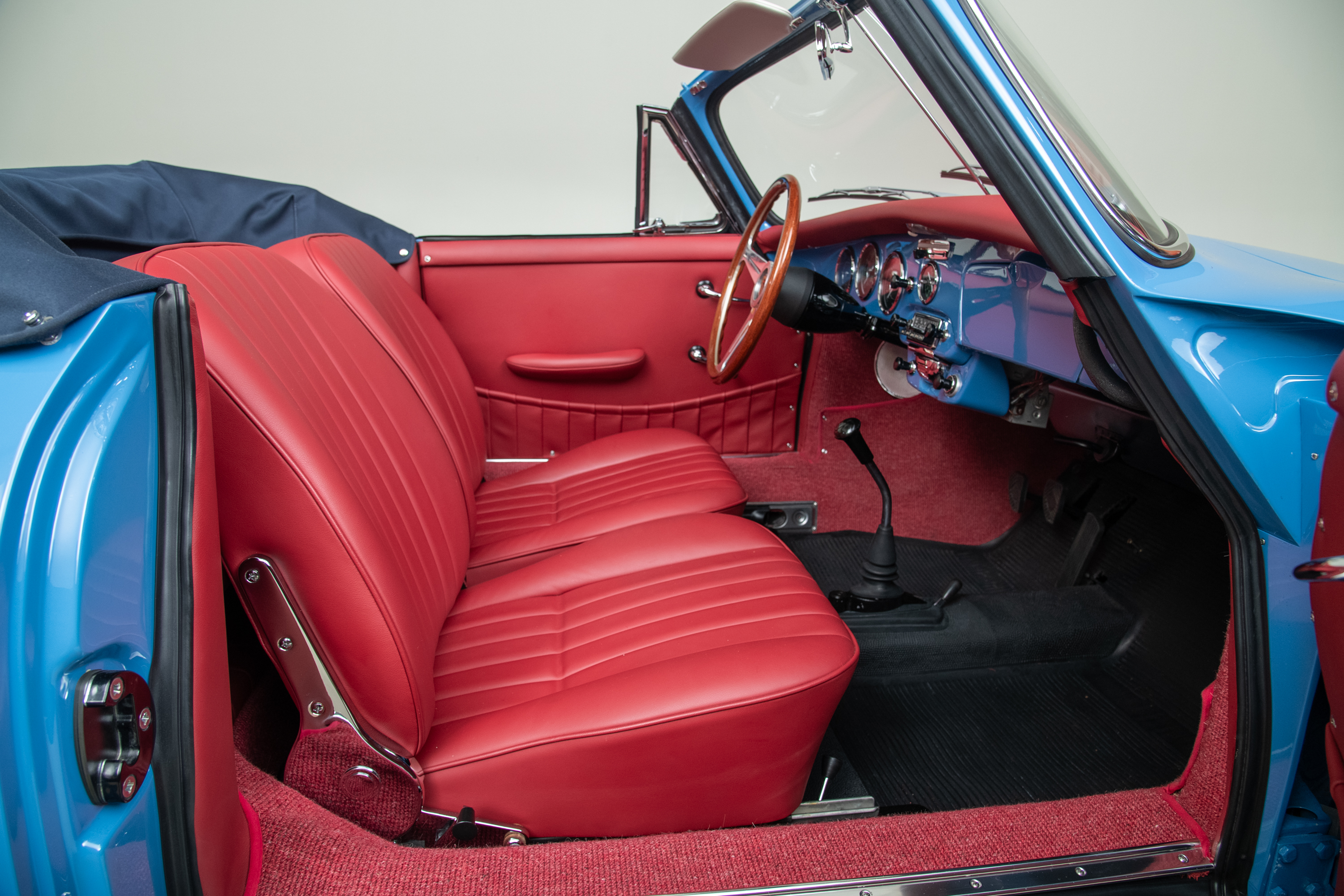 1964 Porsche 356C Cabriolet , SKY BLUE, VIN 160104, MILEAGE 1532