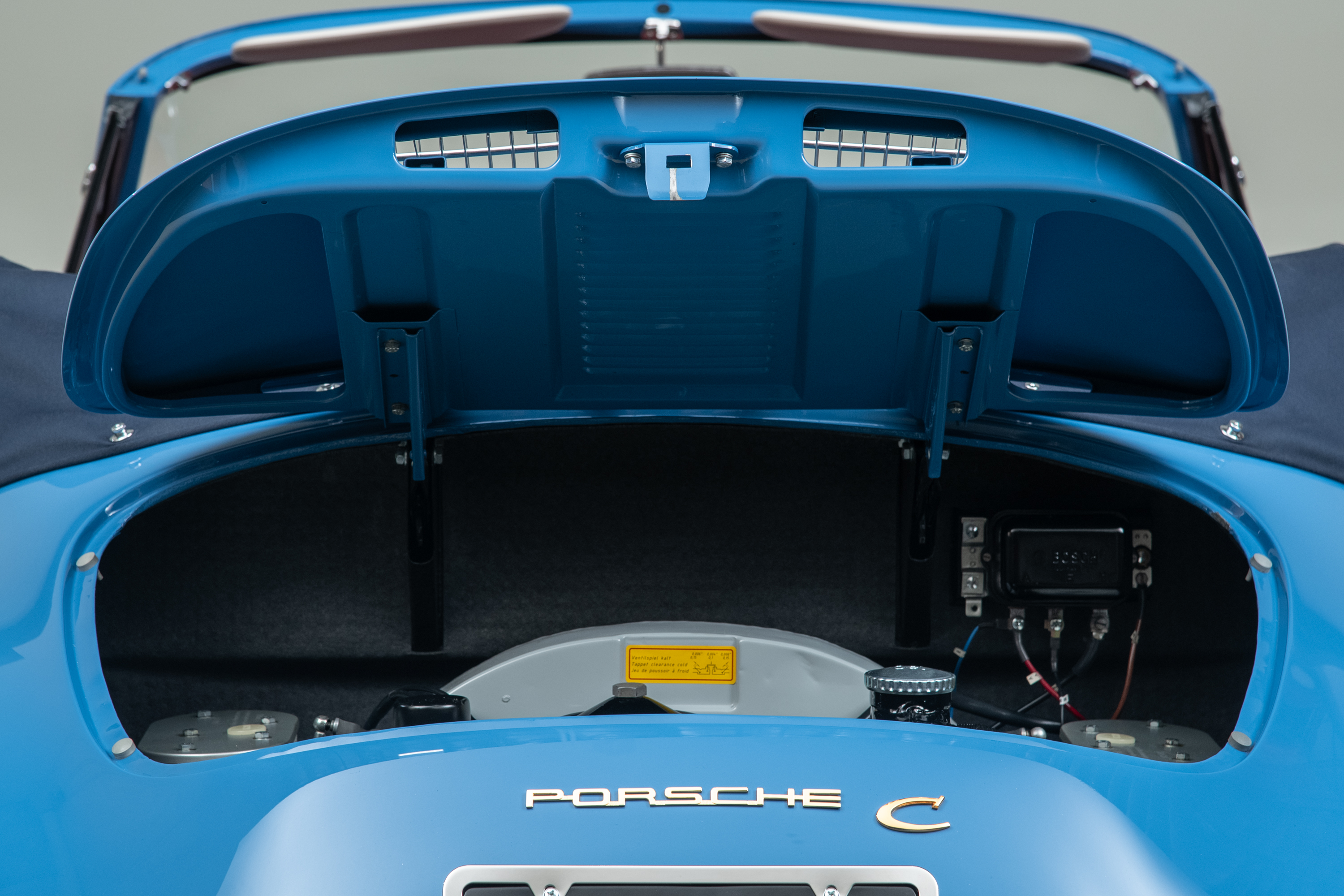 1964 Porsche 356C Cabriolet , SKY BLUE, VIN 160104, MILEAGE 1532