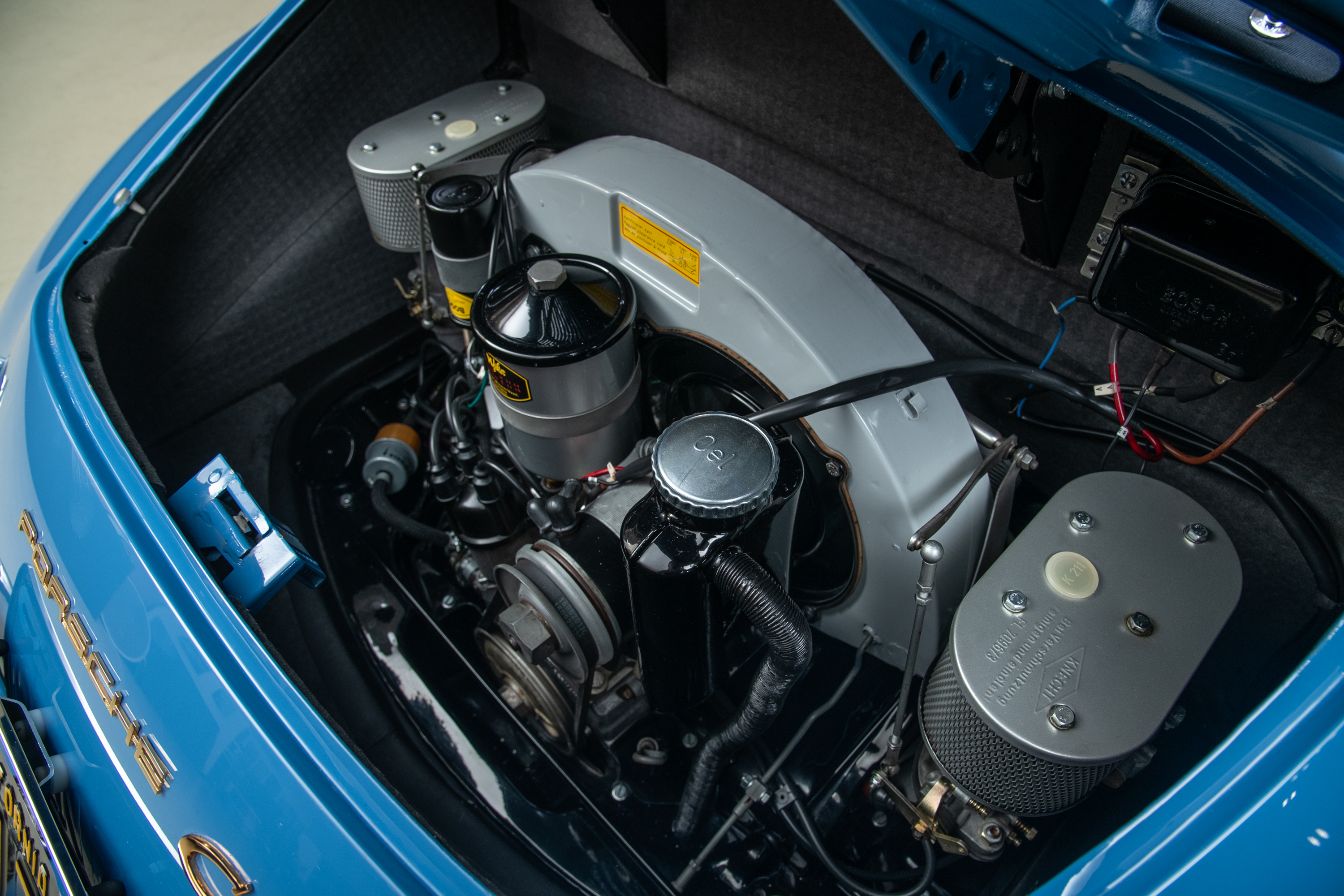 1964 Porsche 356C Cabriolet , SKY BLUE, VIN 160104, MILEAGE 1532