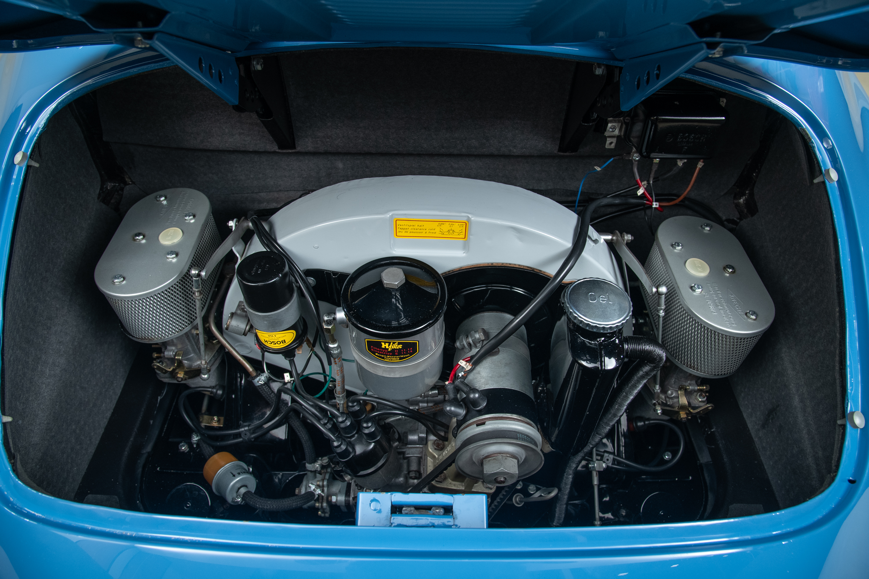 1964 Porsche 356C Cabriolet , SKY BLUE, VIN 160104, MILEAGE 1532