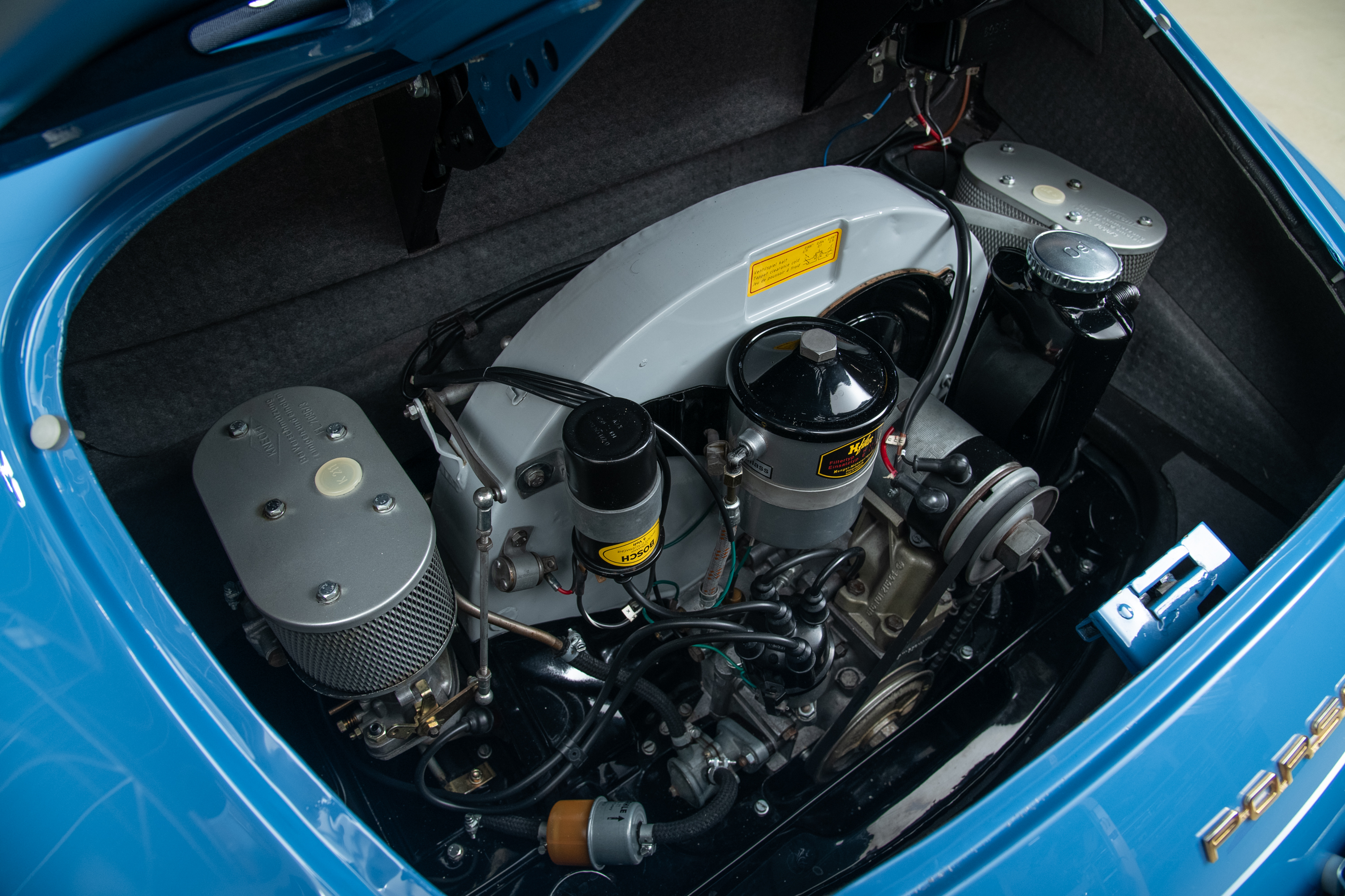 1964 Porsche 356C Cabriolet , SKY BLUE, VIN 160104, MILEAGE 1532