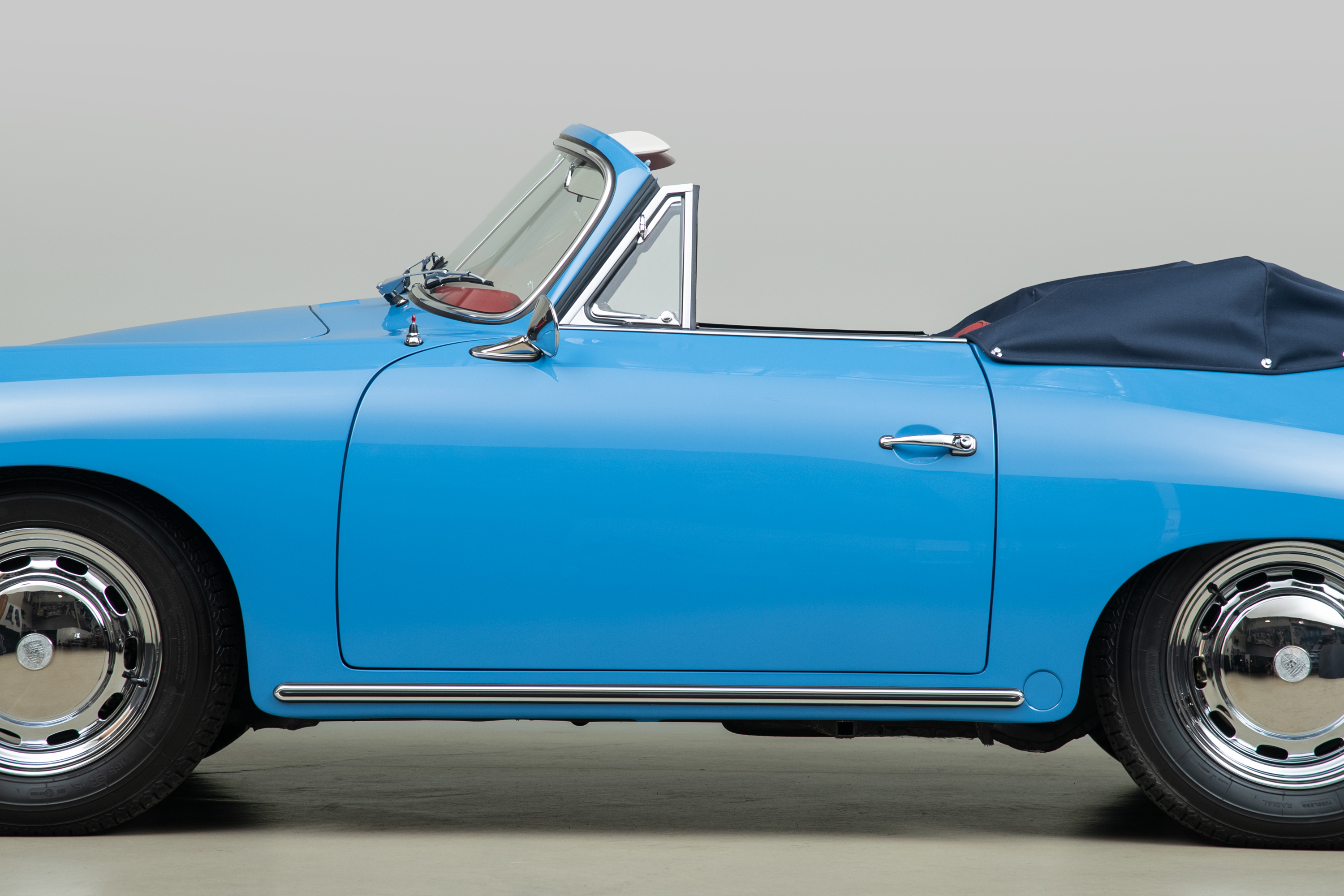 1964 Porsche 356C Cabriolet , SKY BLUE, VIN 160104, MILEAGE 1532