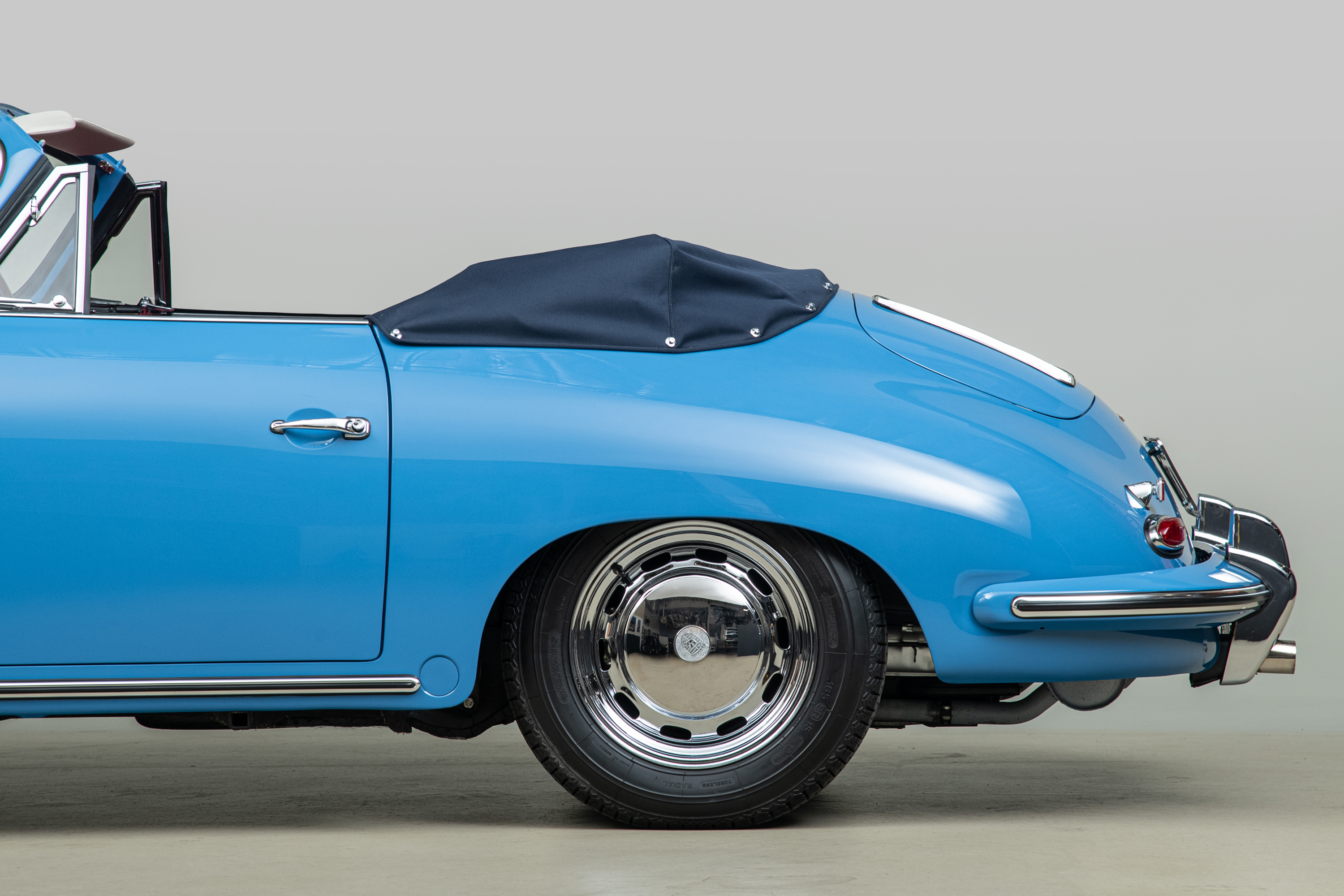1964 Porsche 356C Cabriolet , SKY BLUE, VIN 160104, MILEAGE 1532
