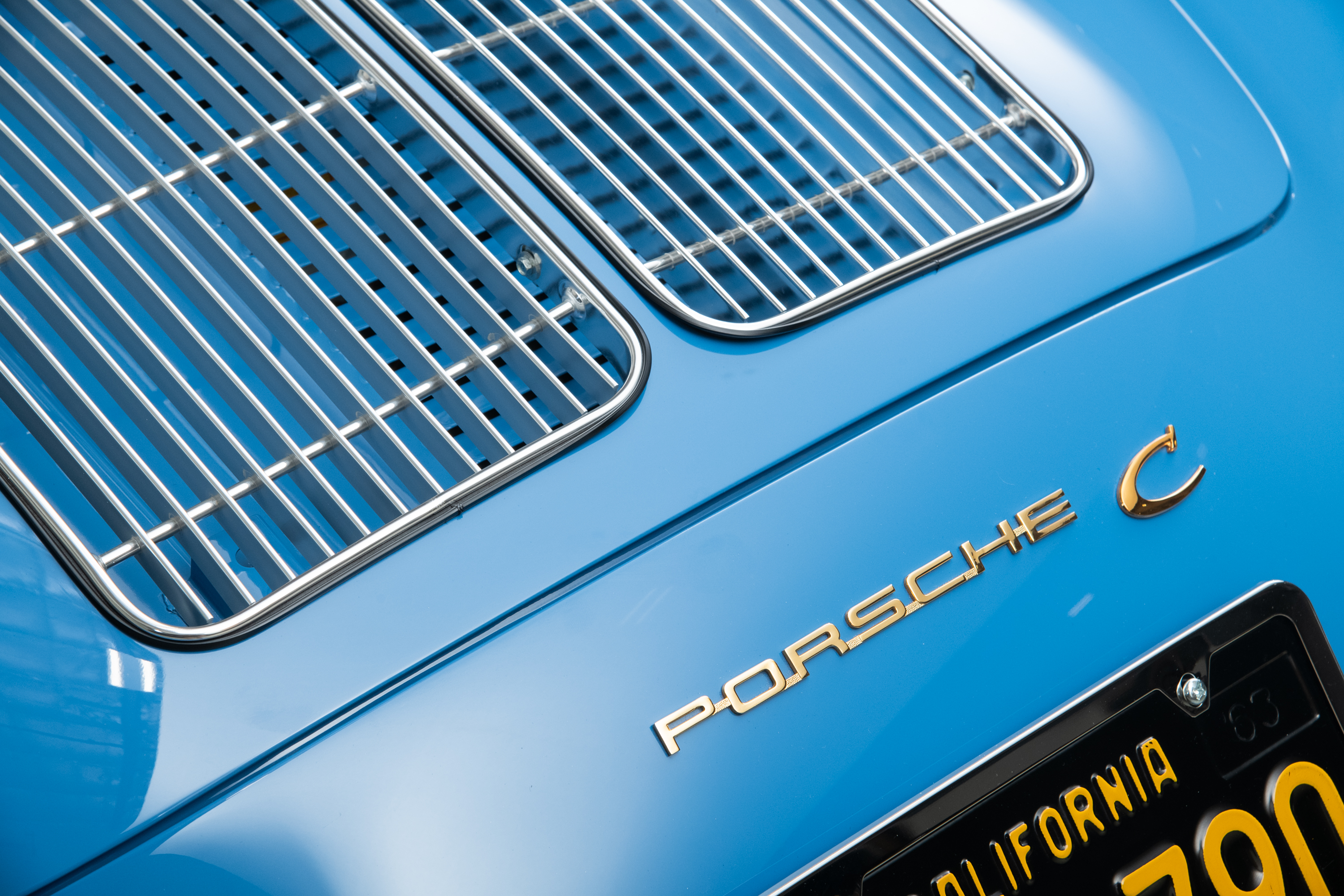 1964 Porsche 356C Cabriolet , SKY BLUE, VIN 160104, MILEAGE 1532