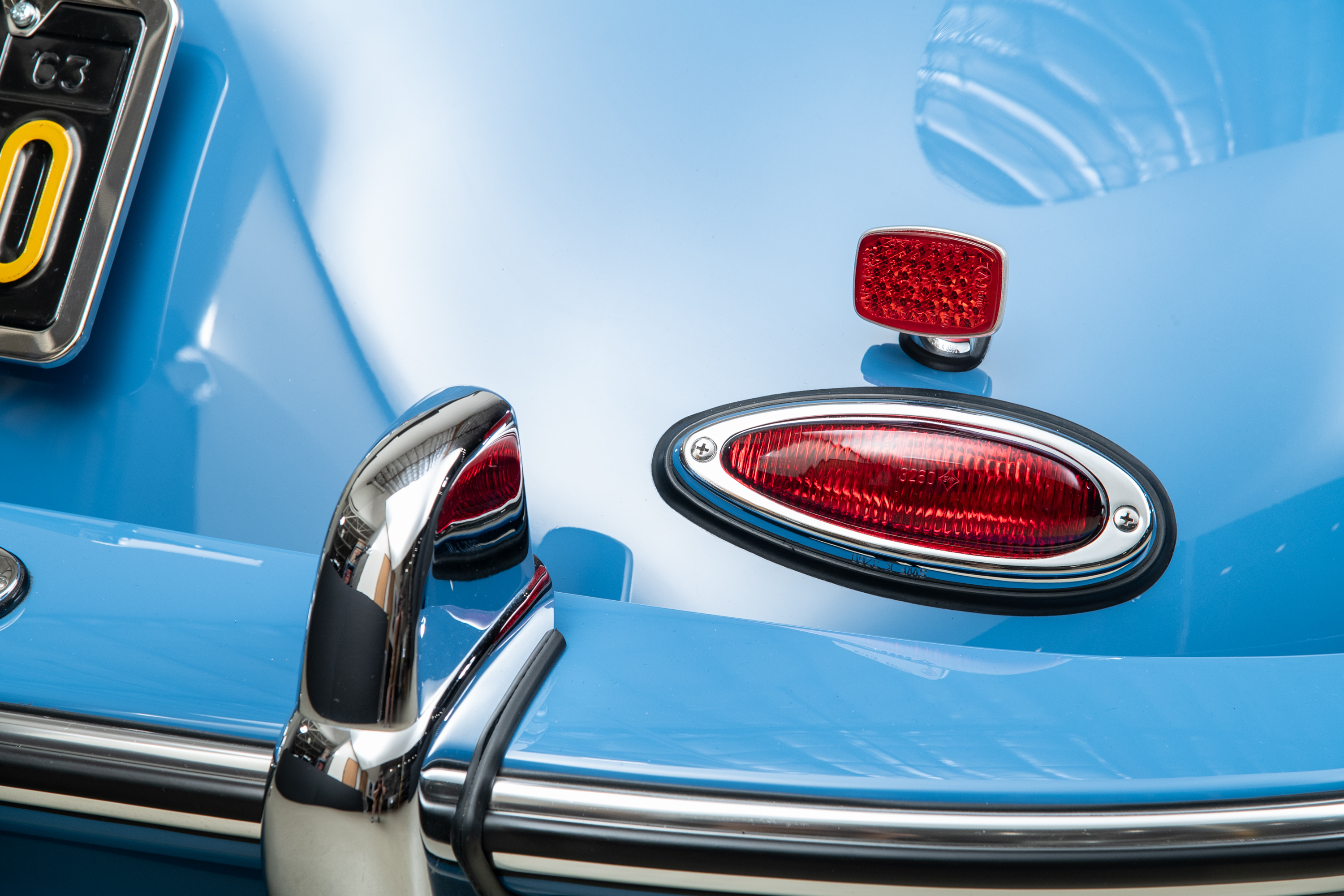 1964 Porsche 356C Cabriolet , SKY BLUE, VIN 160104, MILEAGE 1532