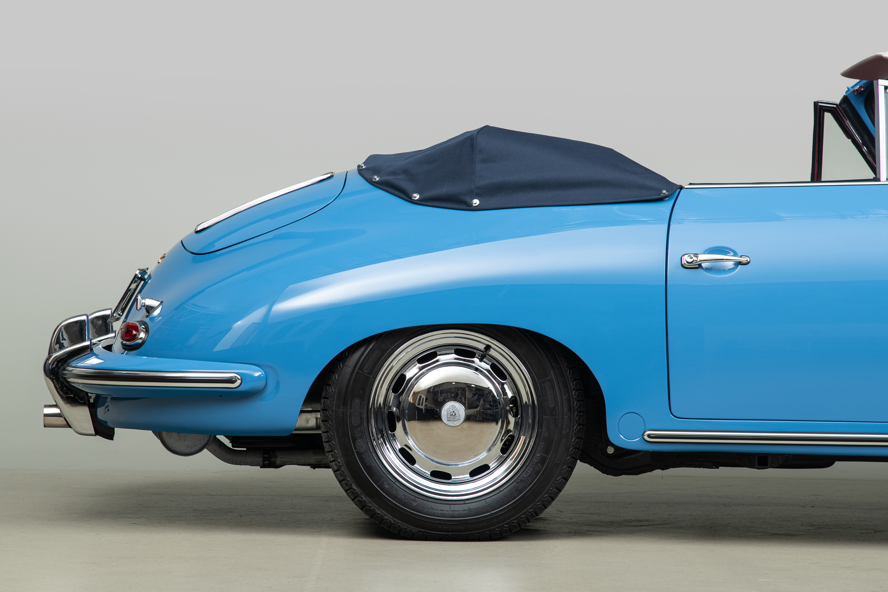 1964 Porsche 356C Cabriolet , SKY BLUE, VIN 160104, MILEAGE 1532