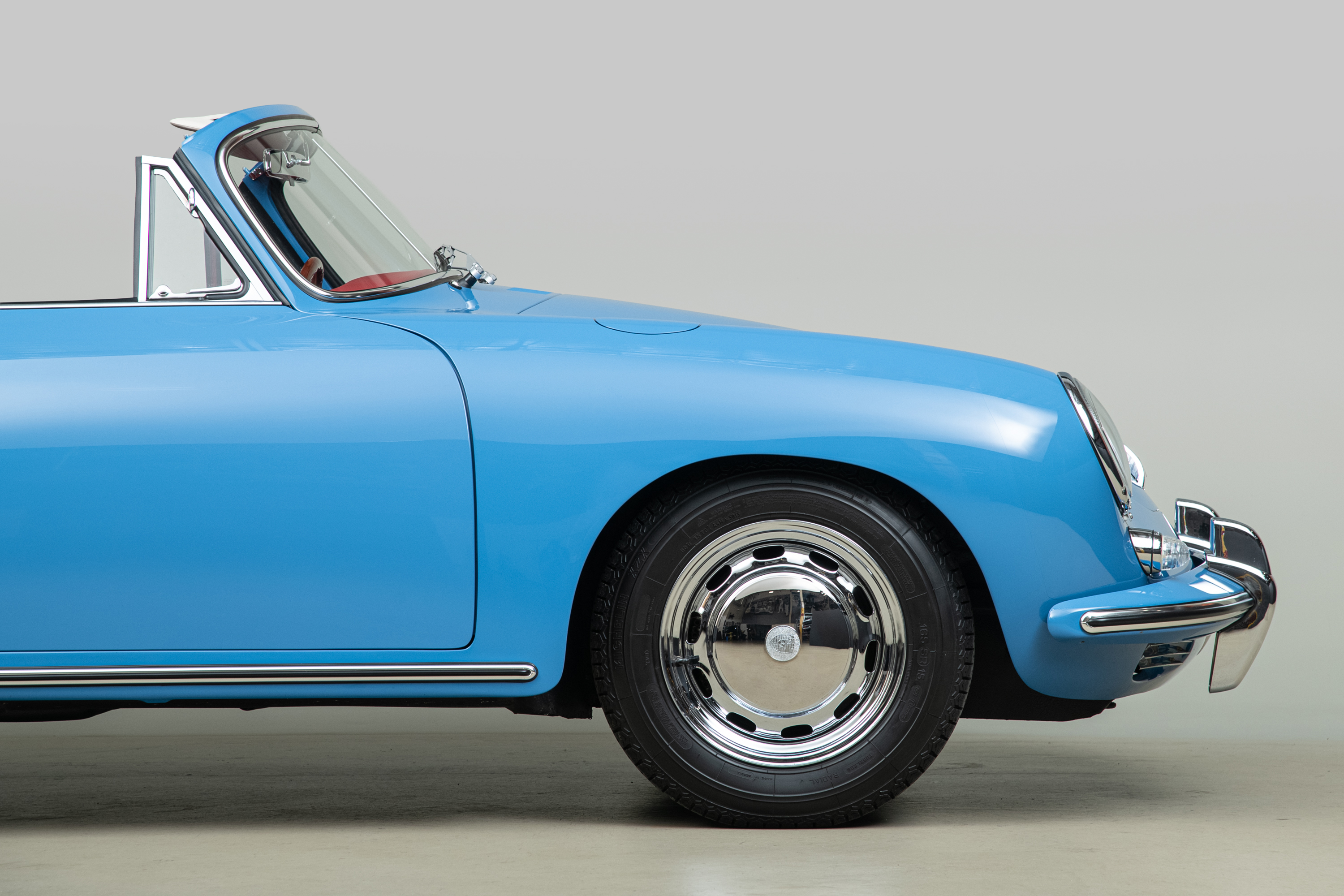 1964 Porsche 356C Cabriolet , SKY BLUE, VIN 160104, MILEAGE 1532