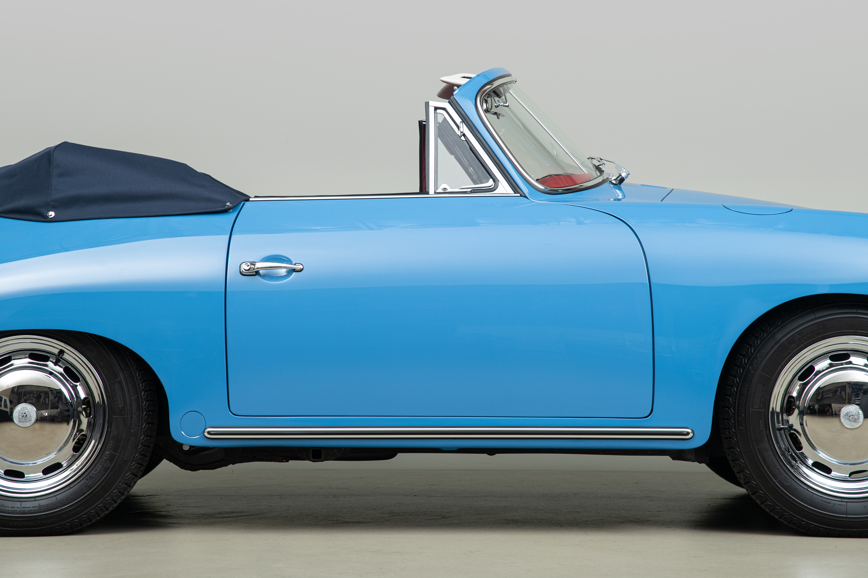 1964 Porsche 356C Cabriolet , SKY BLUE, VIN 160104, MILEAGE 1532