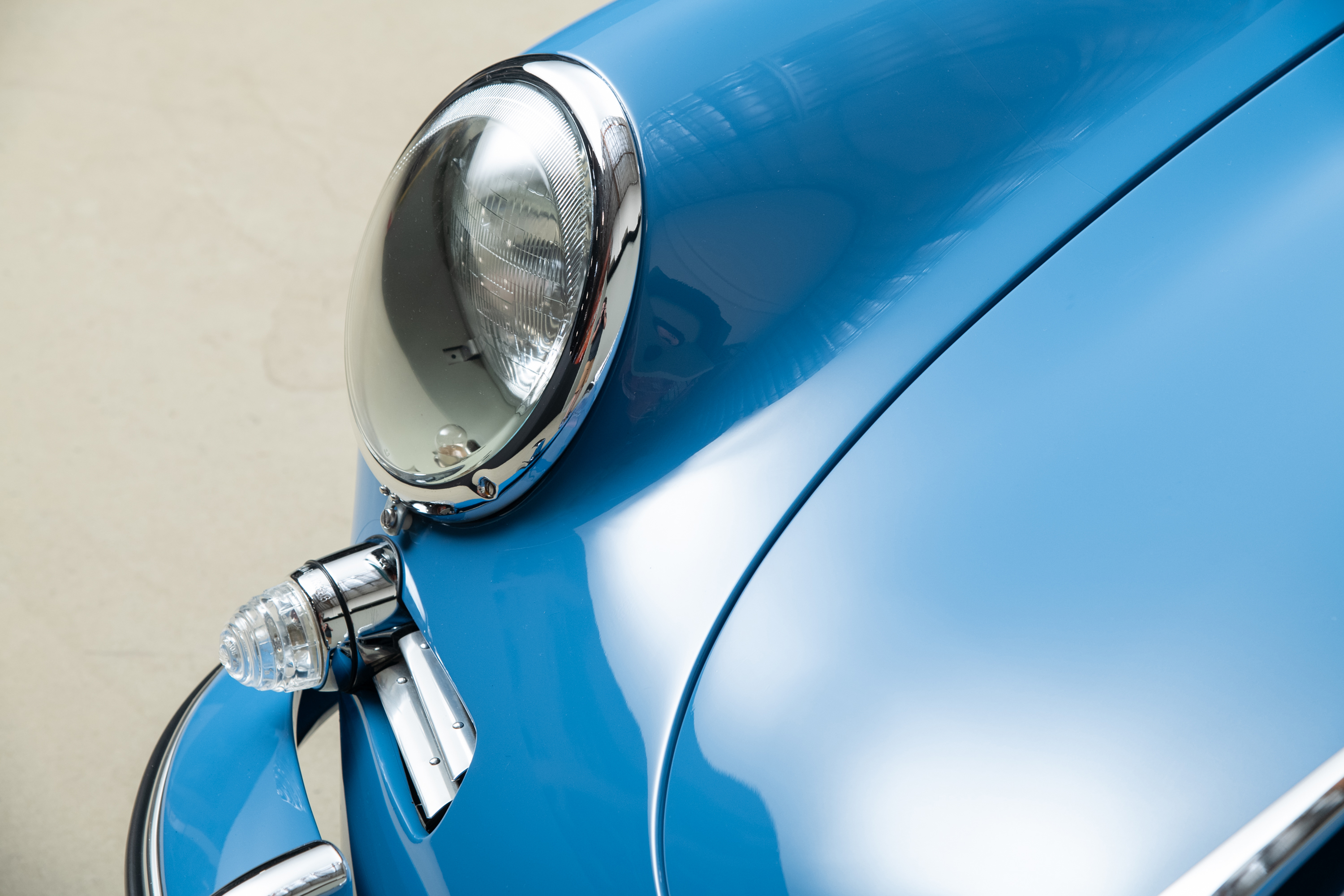 1964 Porsche 356C Cabriolet , SKY BLUE, VIN 160104, MILEAGE 1532