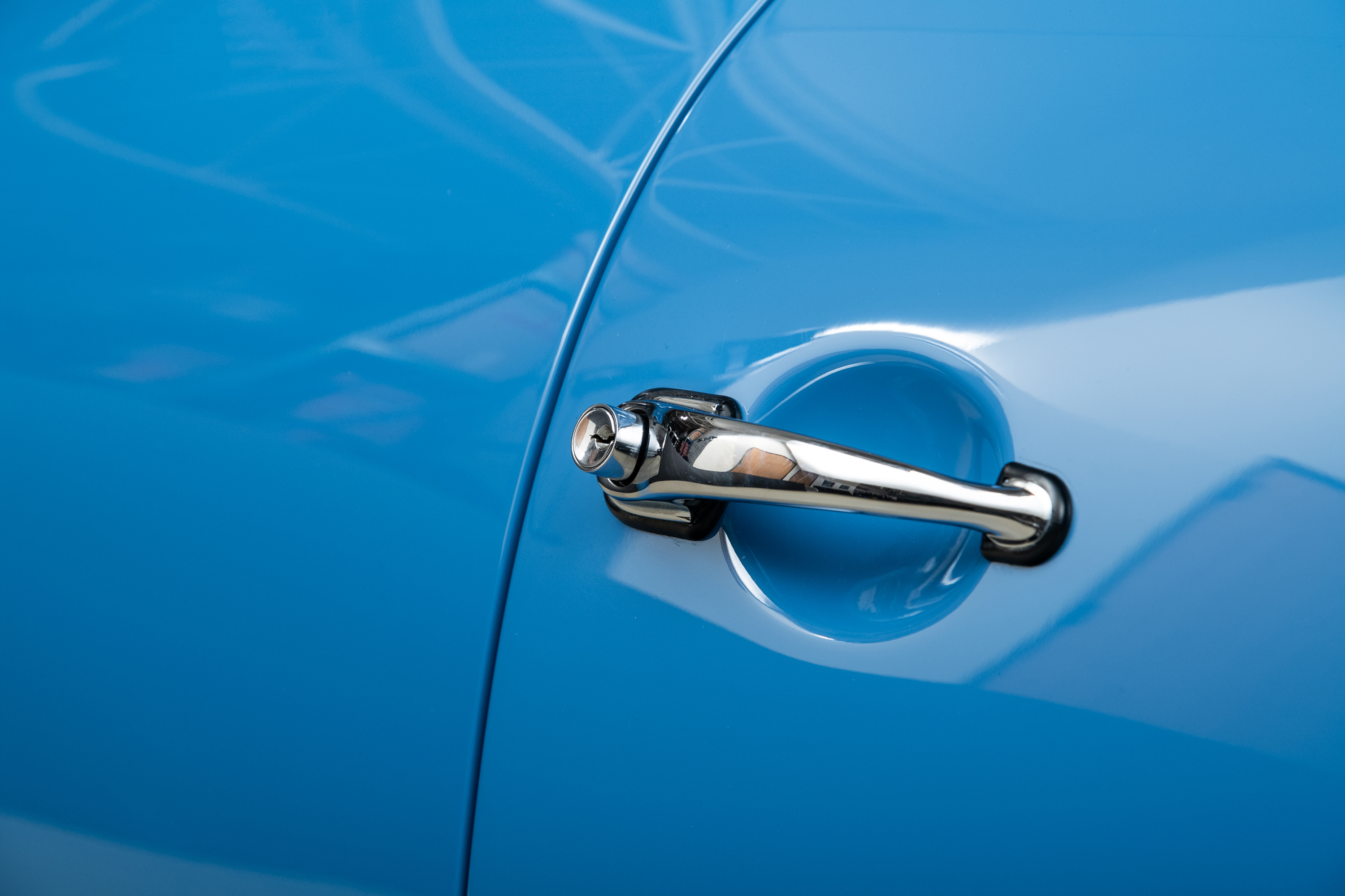 1964 Porsche 356C Cabriolet , SKY BLUE, VIN 160104, MILEAGE 1532
