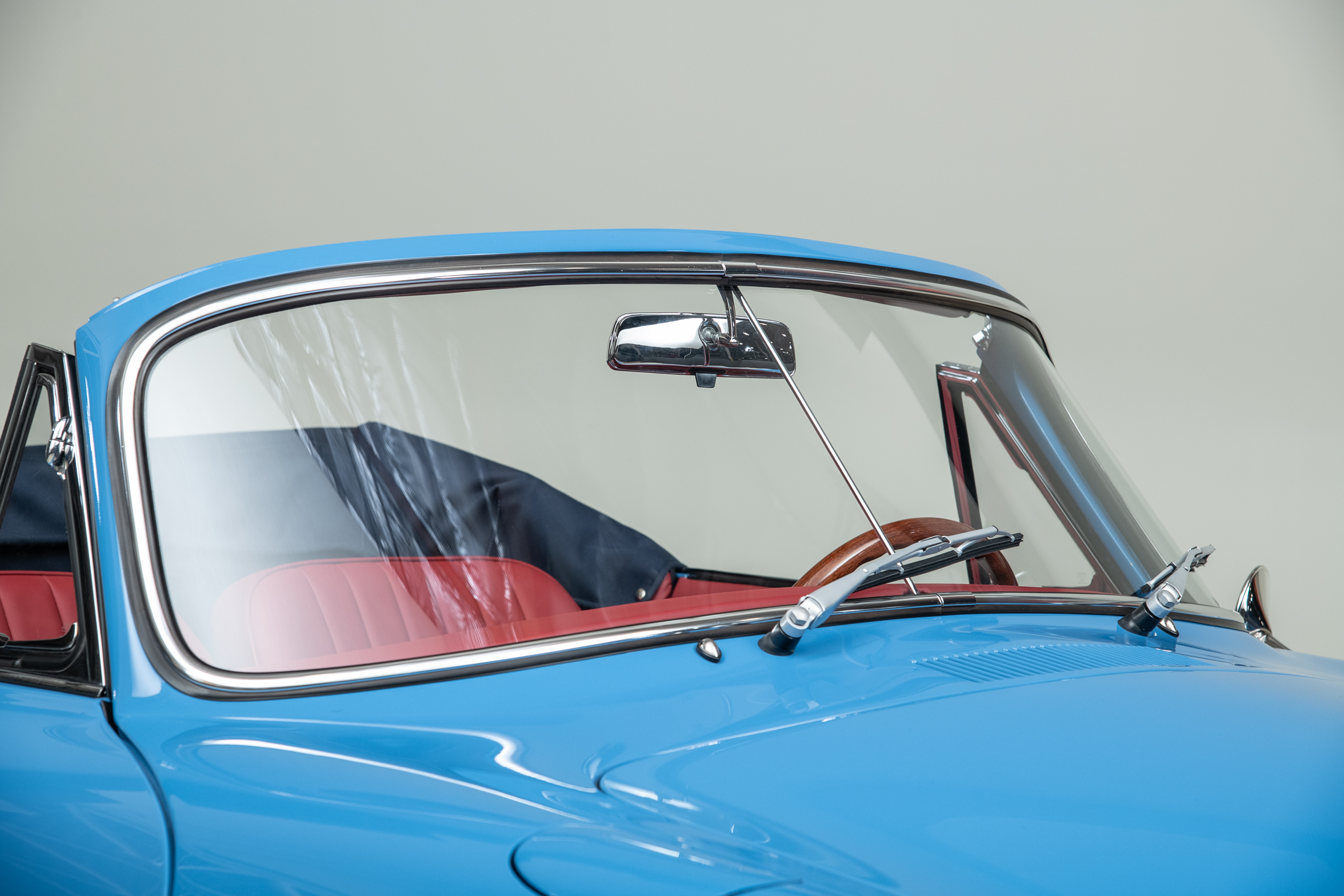 1964 Porsche 356C Cabriolet , SKY BLUE, VIN 160104, MILEAGE 1532