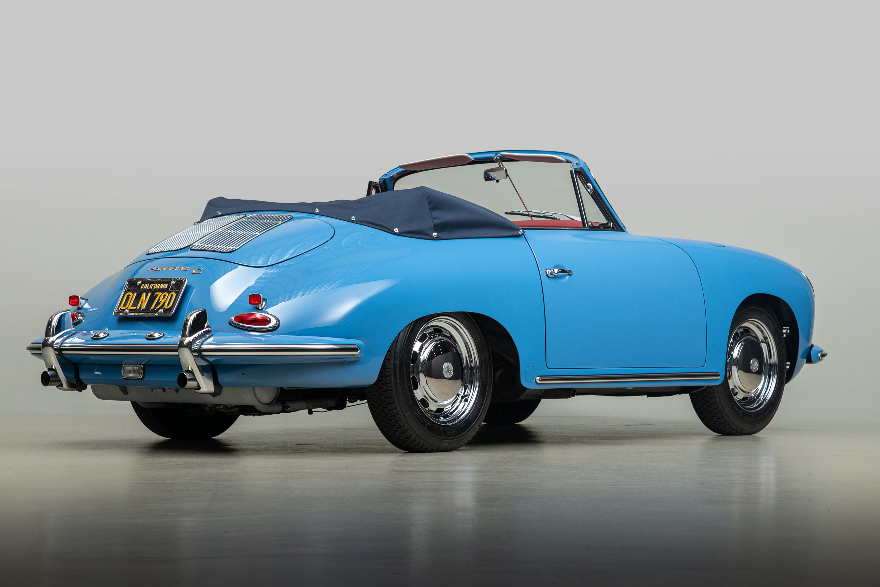 1964 Porsche 356C Cabriolet , SKY BLUE, VIN 160104, MILEAGE 1532