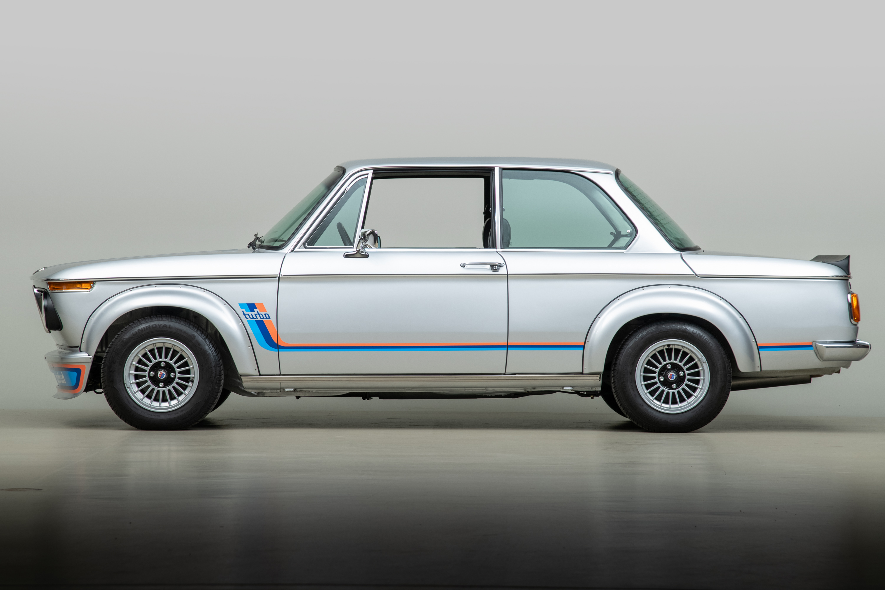 1974 BMW 2002 Turbo , POLARIS SILVER, VIN 4291203, MILEAGE 3879