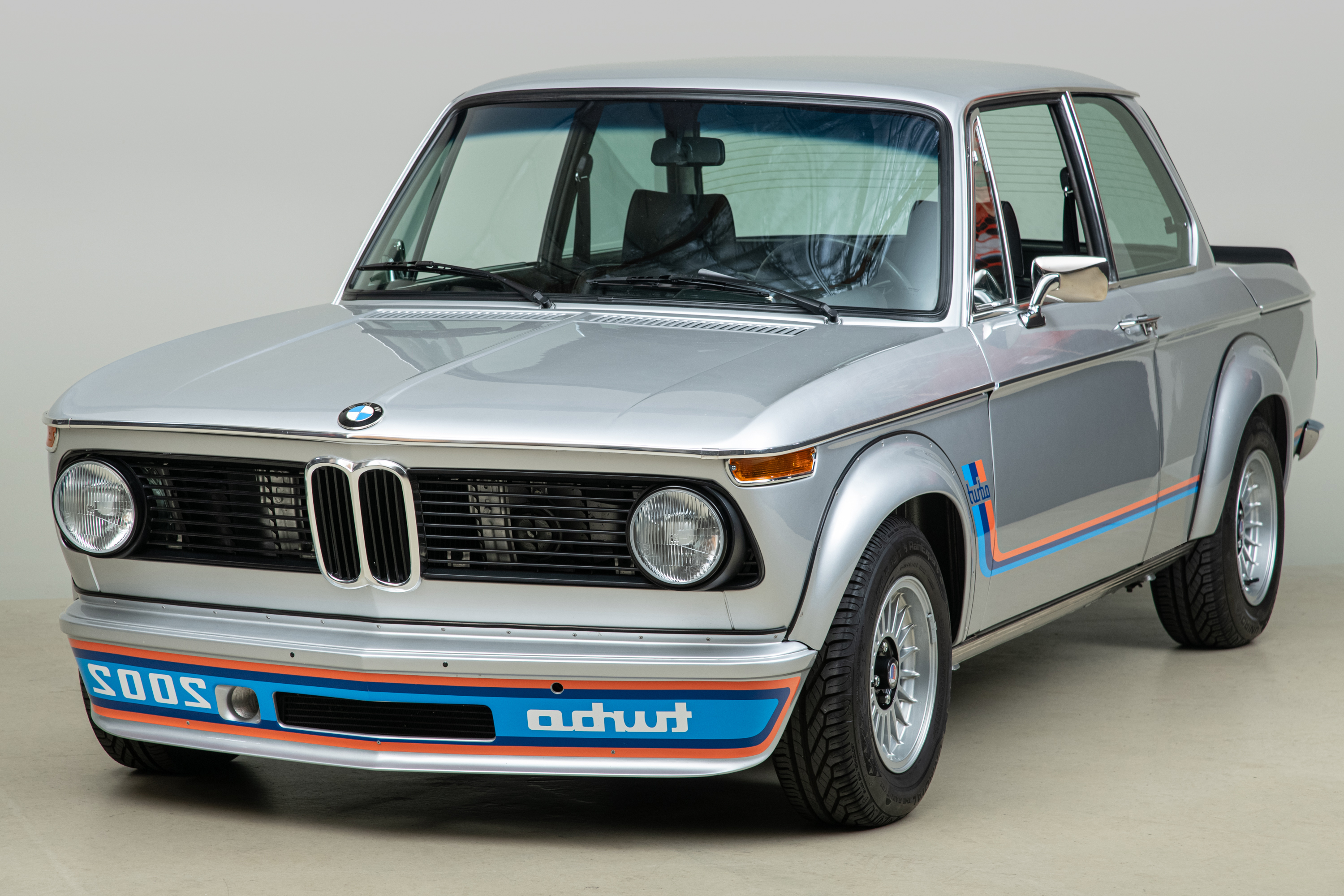 1974 BMW 2002 Turbo , POLARIS SILVER, VIN 4291203, MILEAGE 3879