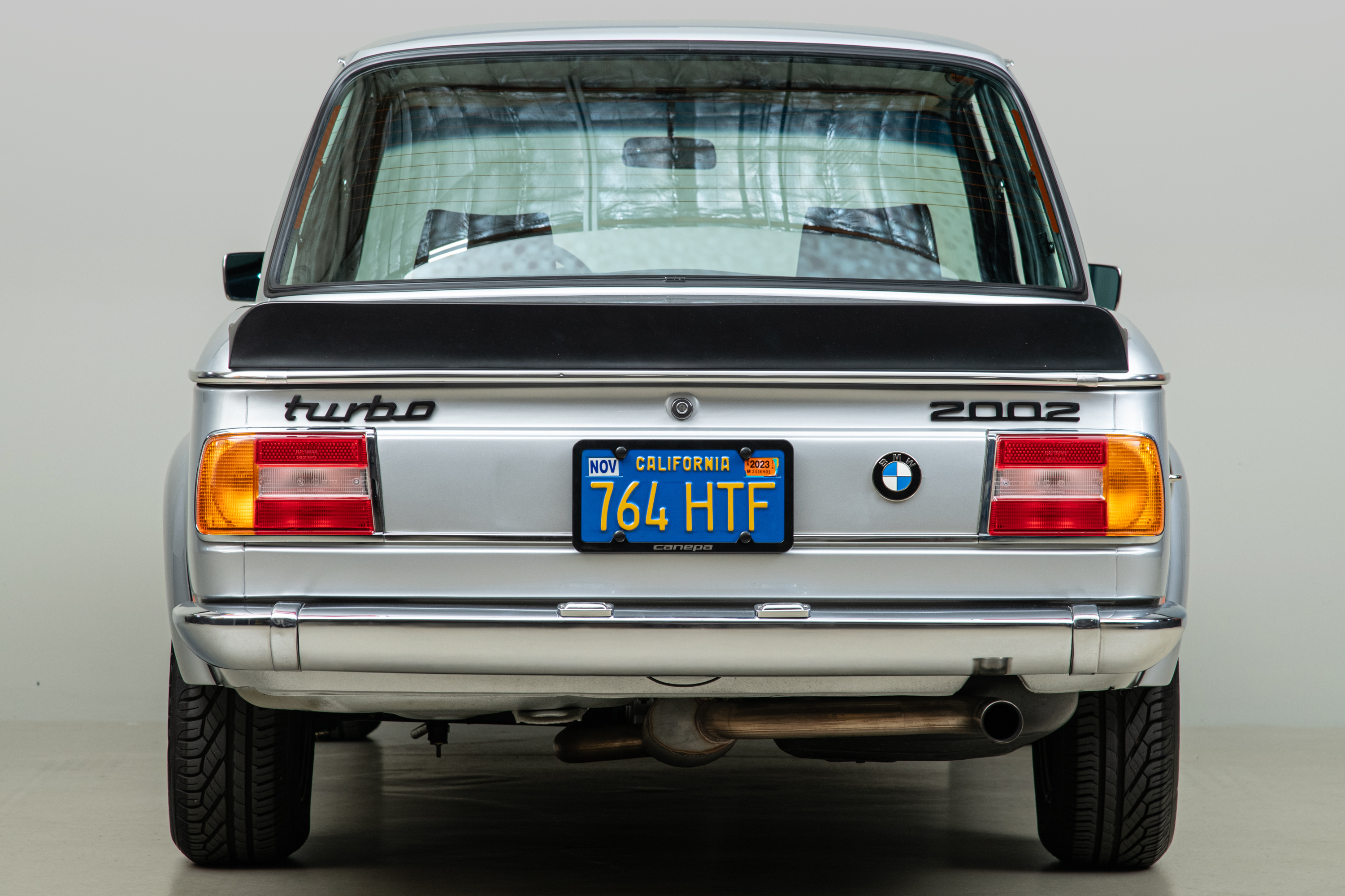 1974 BMW 2002 Turbo , POLARIS SILVER, VIN 4291203, MILEAGE 3879