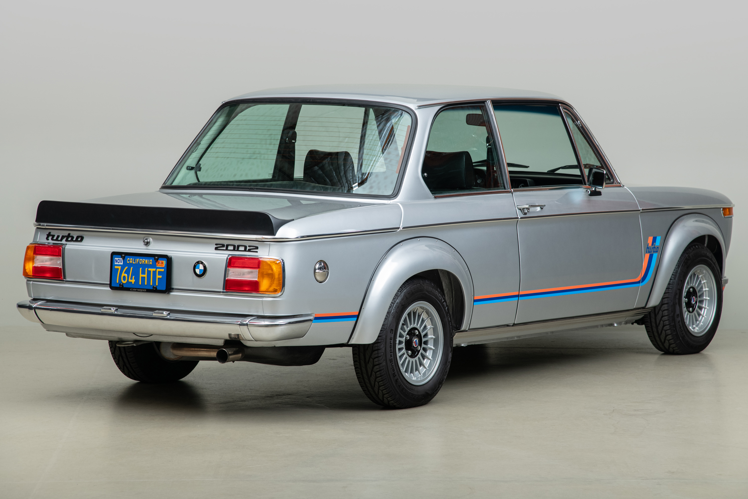 1974 BMW 2002 Turbo , POLARIS SILVER, VIN 4291203, MILEAGE 3879