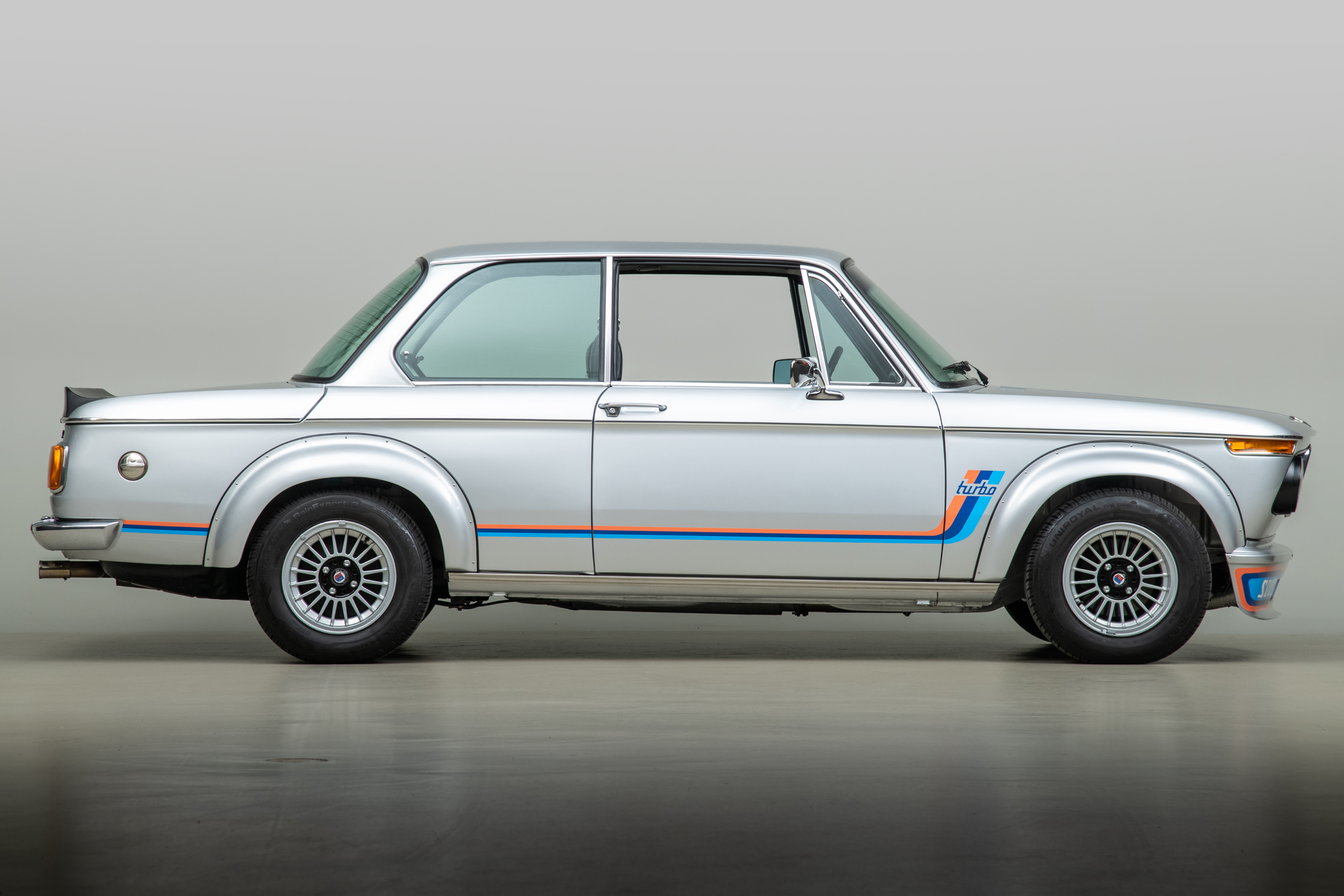 1974 BMW 2002 Turbo , POLARIS SILVER, VIN 4291203, MILEAGE 3879