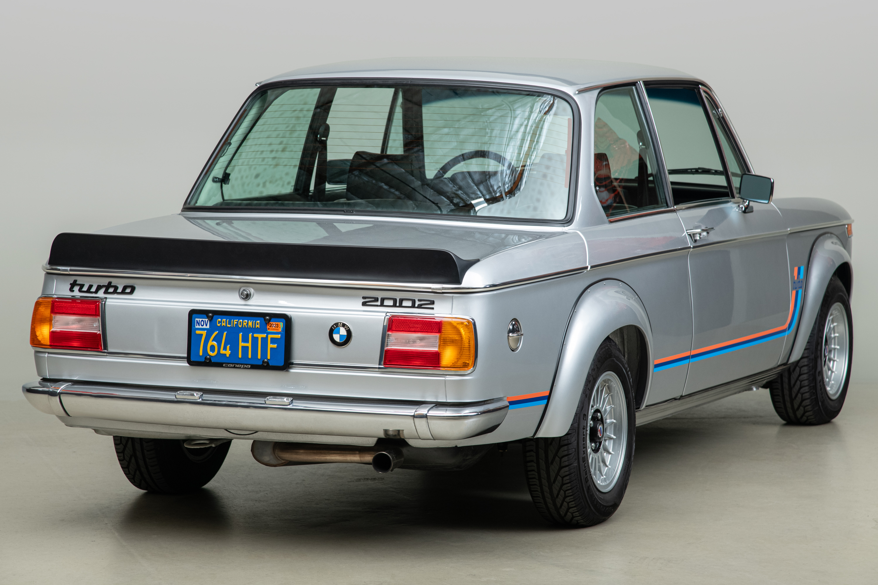 1974 BMW 2002 Turbo , POLARIS SILVER, VIN 4291203, MILEAGE 3879
