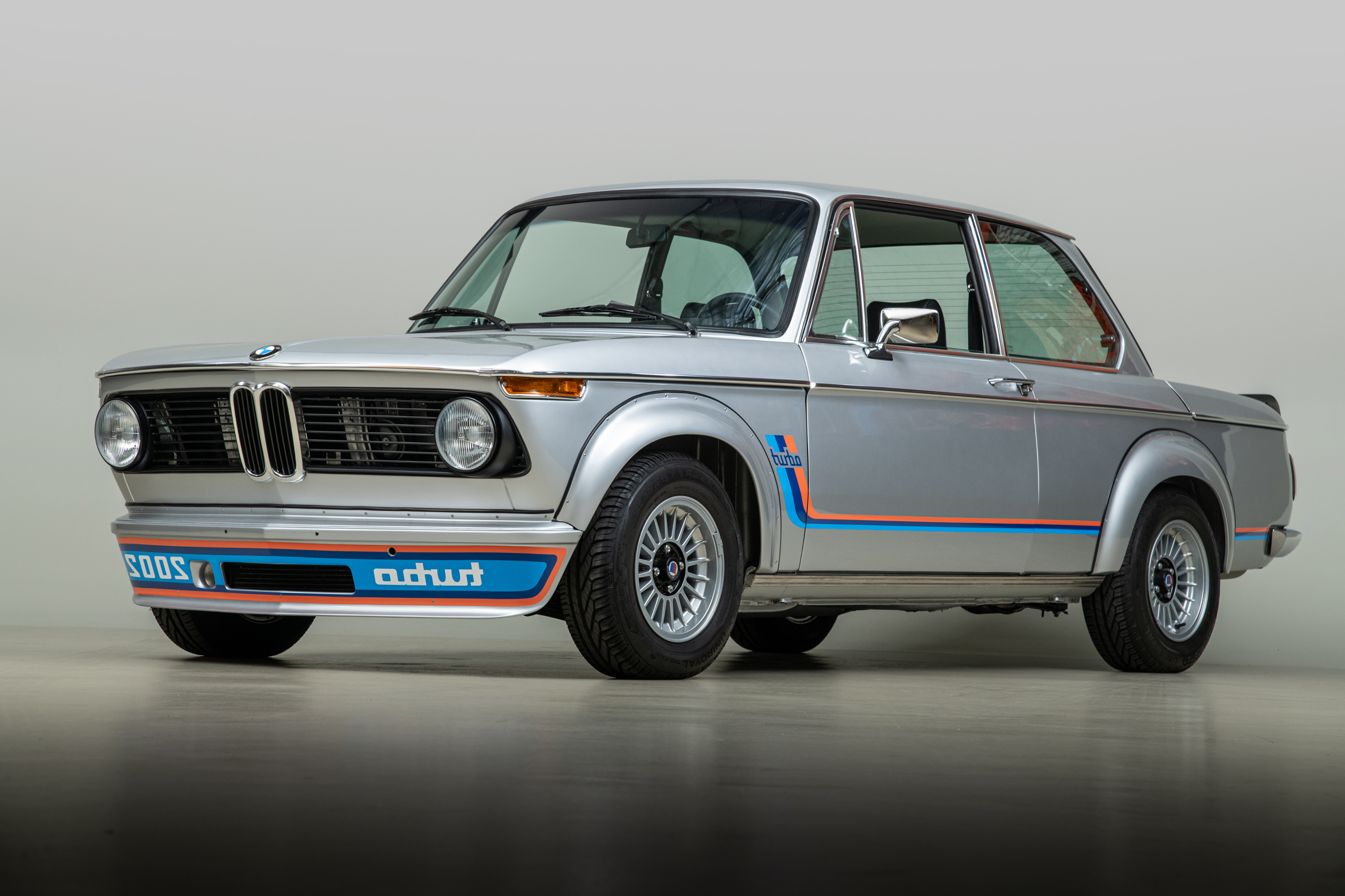 1974 BMW 2002 Turbo , POLARIS SILVER, VIN 4291203, MILEAGE 3879