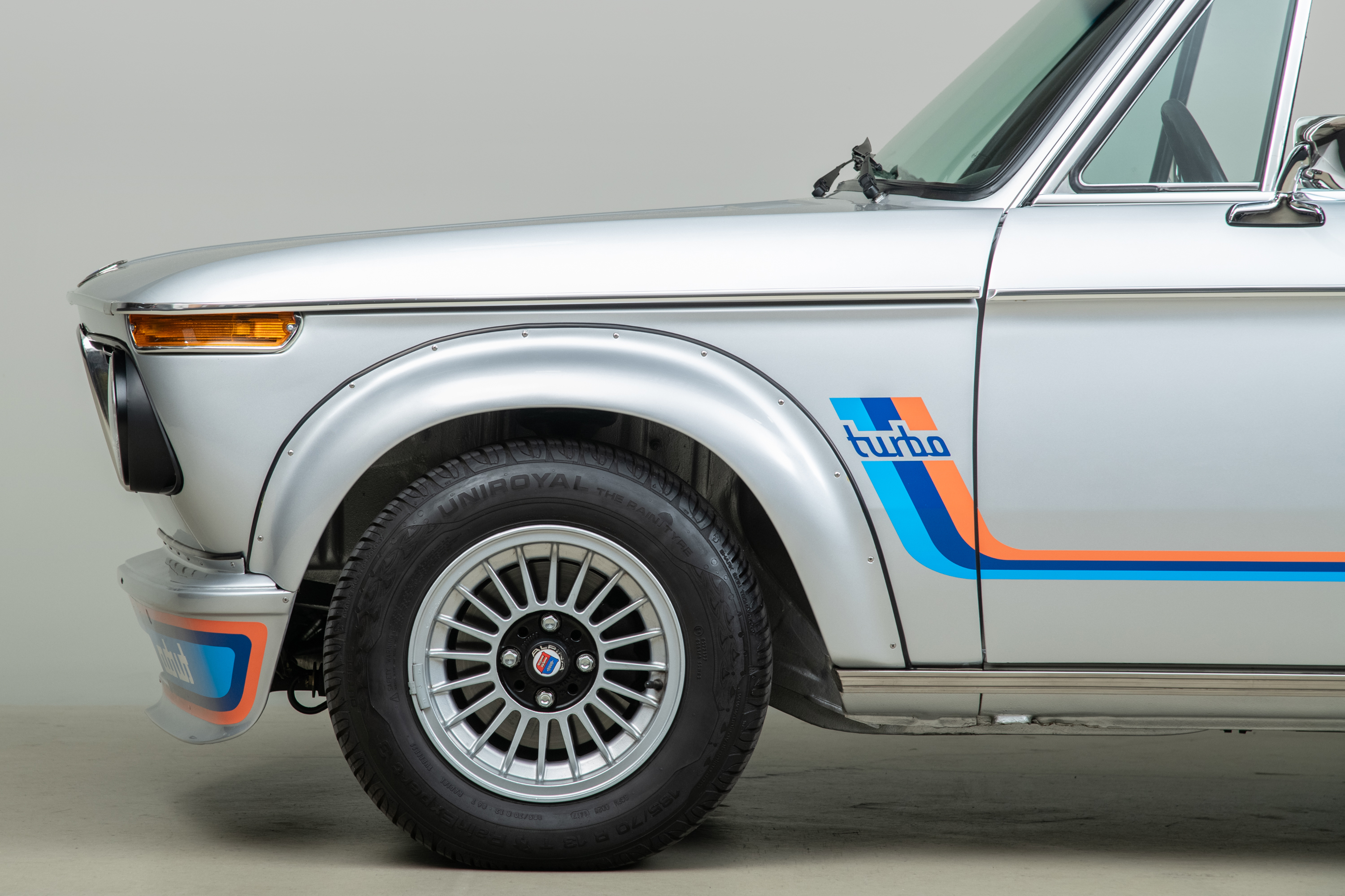 1974 BMW 2002 Turbo , POLARIS SILVER, VIN 4291203, MILEAGE 3879