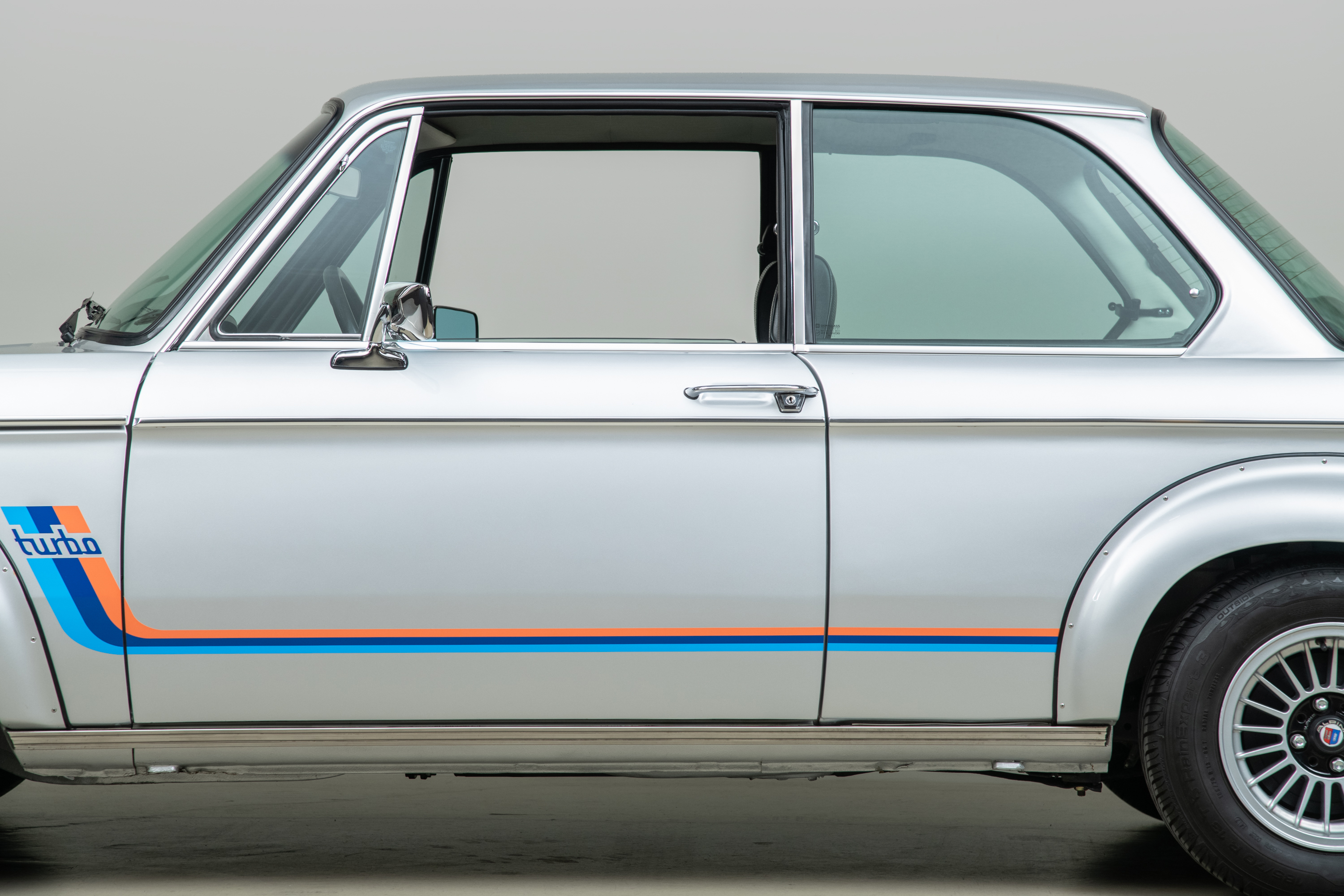 1974 BMW 2002 Turbo , POLARIS SILVER, VIN 4291203, MILEAGE 3879