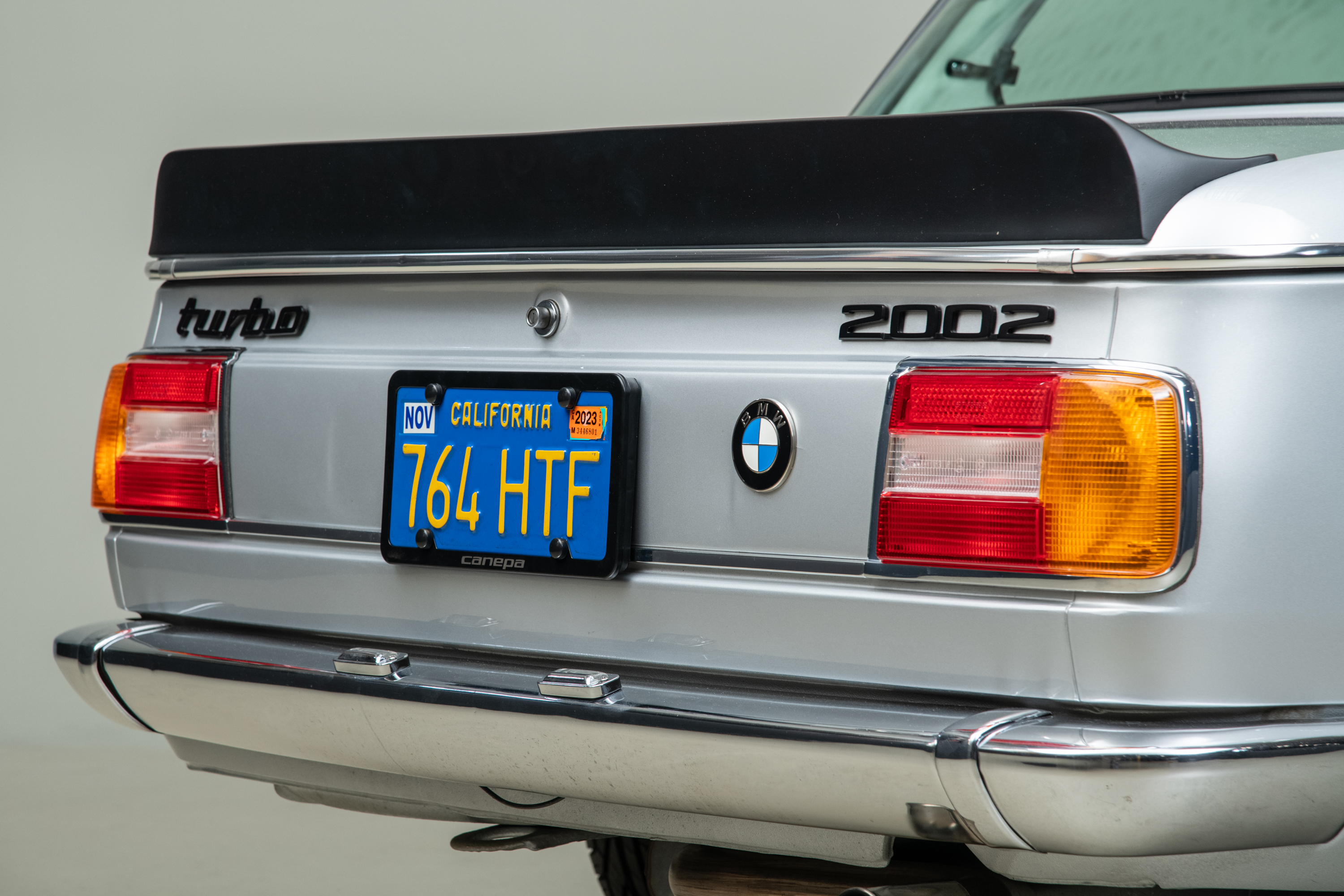 1974 BMW 2002 Turbo , POLARIS SILVER, VIN 4291203, MILEAGE 3879