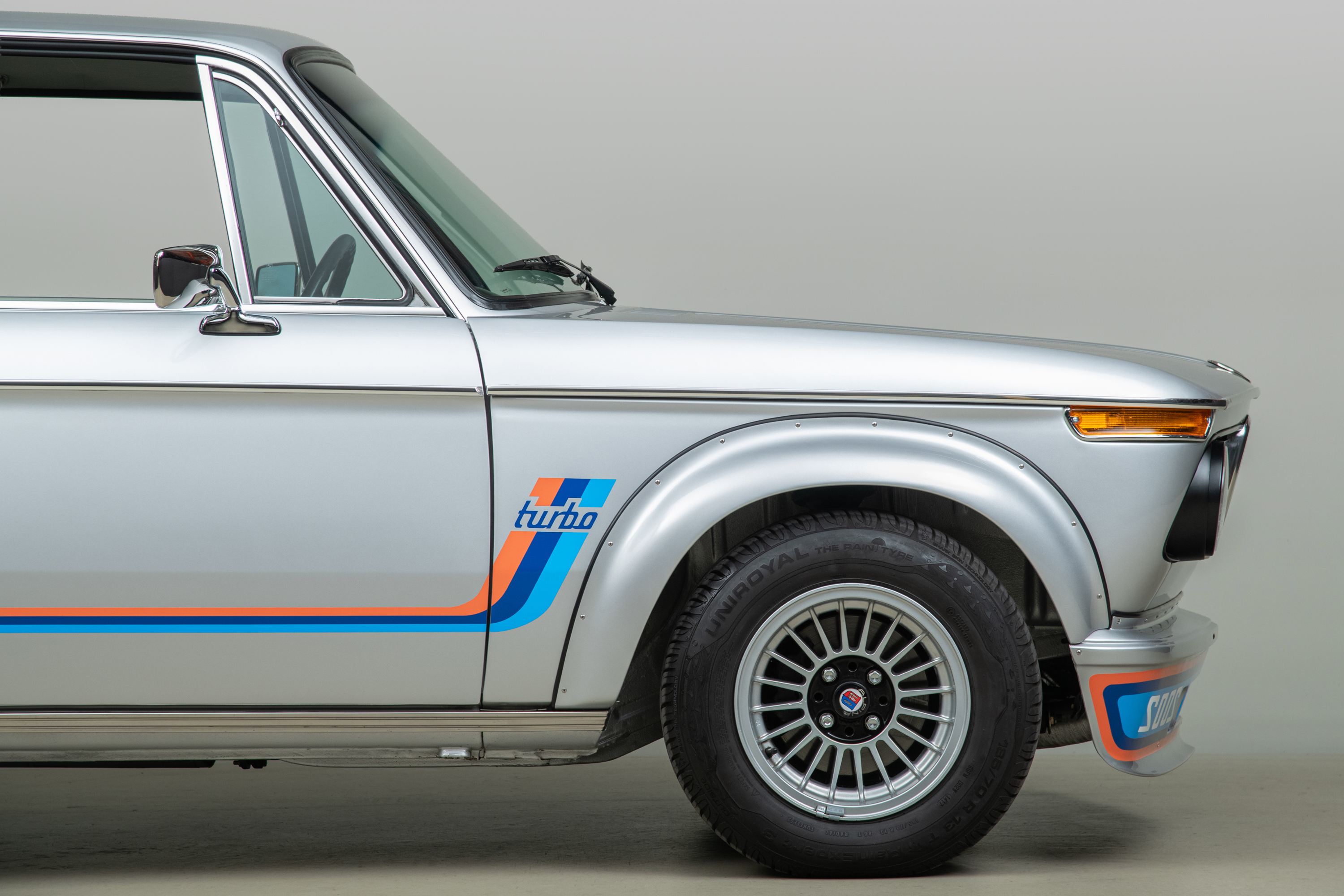 1974 BMW 2002 Turbo , POLARIS SILVER, VIN 4291203, MILEAGE 3879